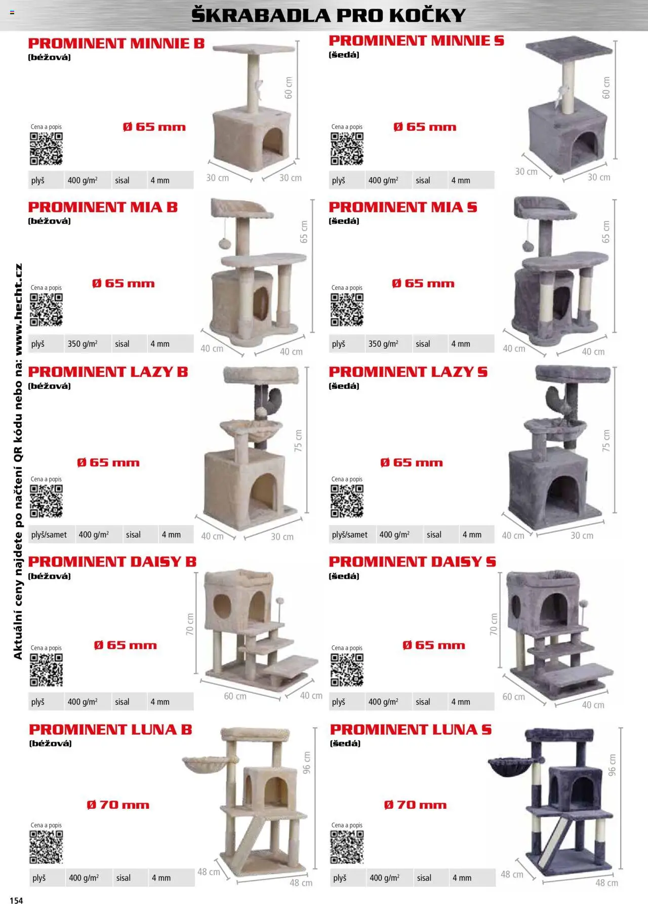 Hecht katalog - Podzim - zima 2025 od 01.09.2025 | Strana: 154 | Produkty: Škrabadla pro kočky