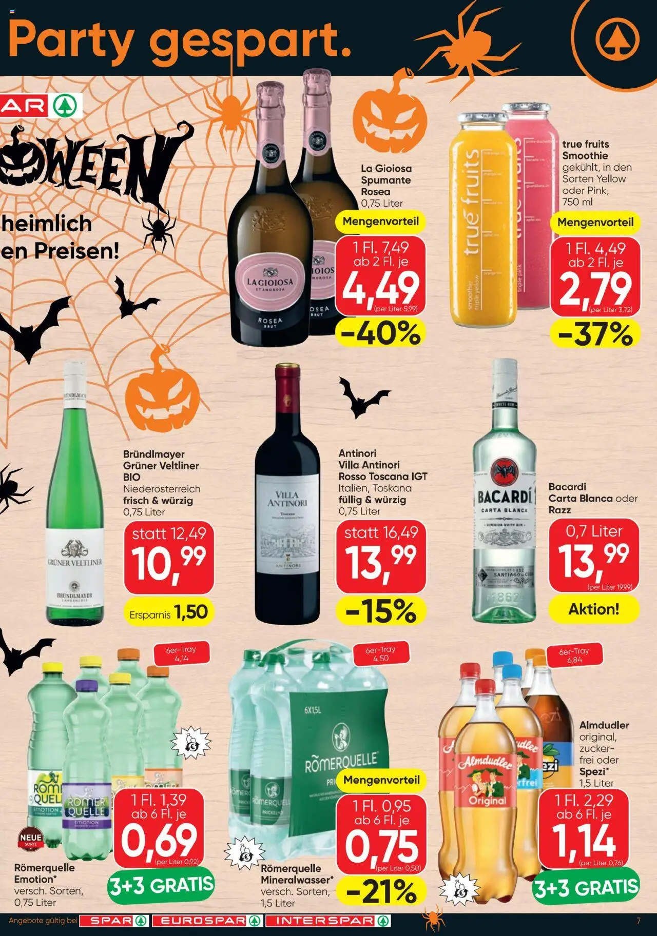 Spar Flugblatt gültig ab 23.10.2025 | Seite: 7 | Produkte: Zucker