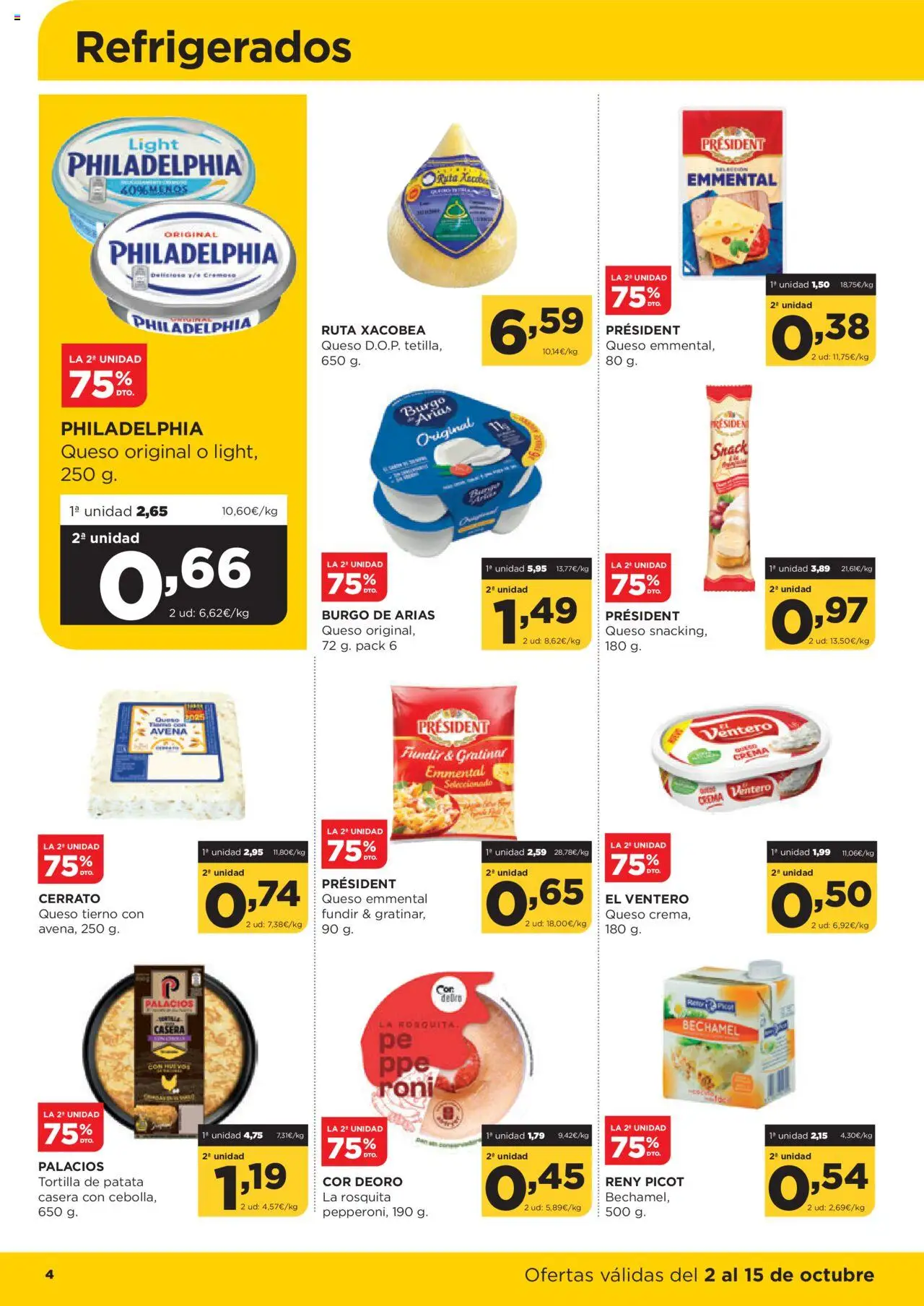 Alimerka folleto Asturias │ válido desde el 02.10.2025 | Página: 4 | Productos: Queso, Crema