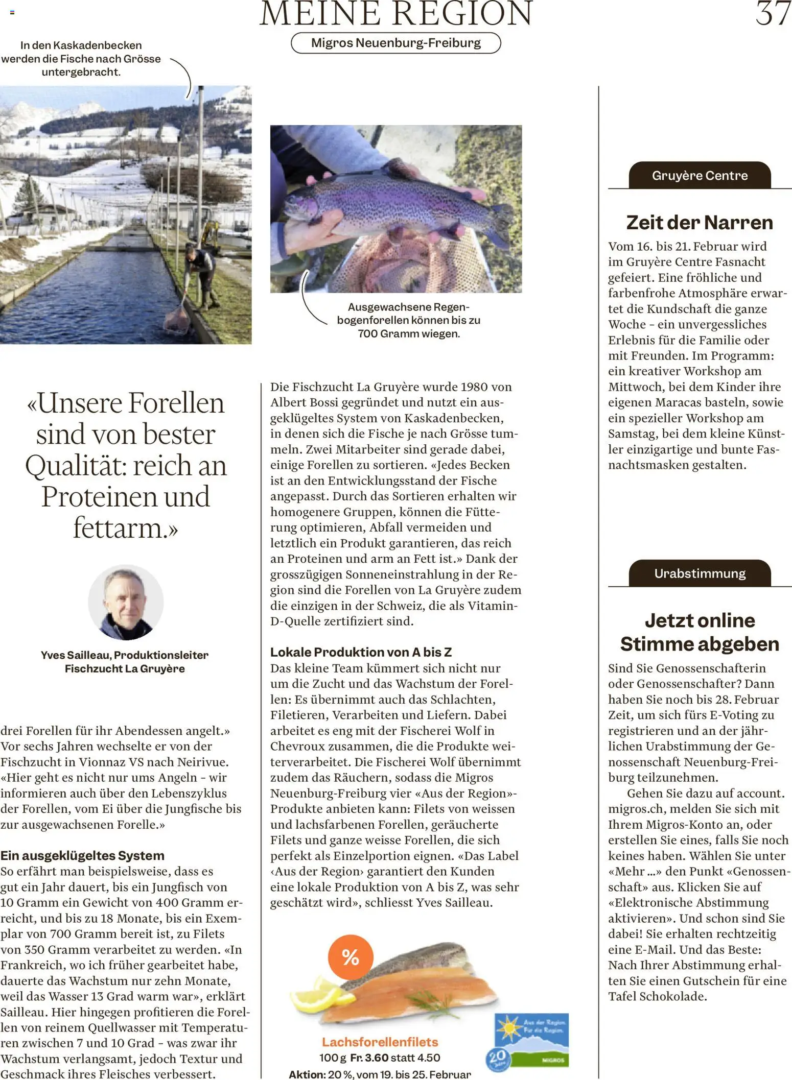 Migros Magazin – gültig ab 18.02.2026 | Seite: 37 | Produkte: Wasser, Gewicht