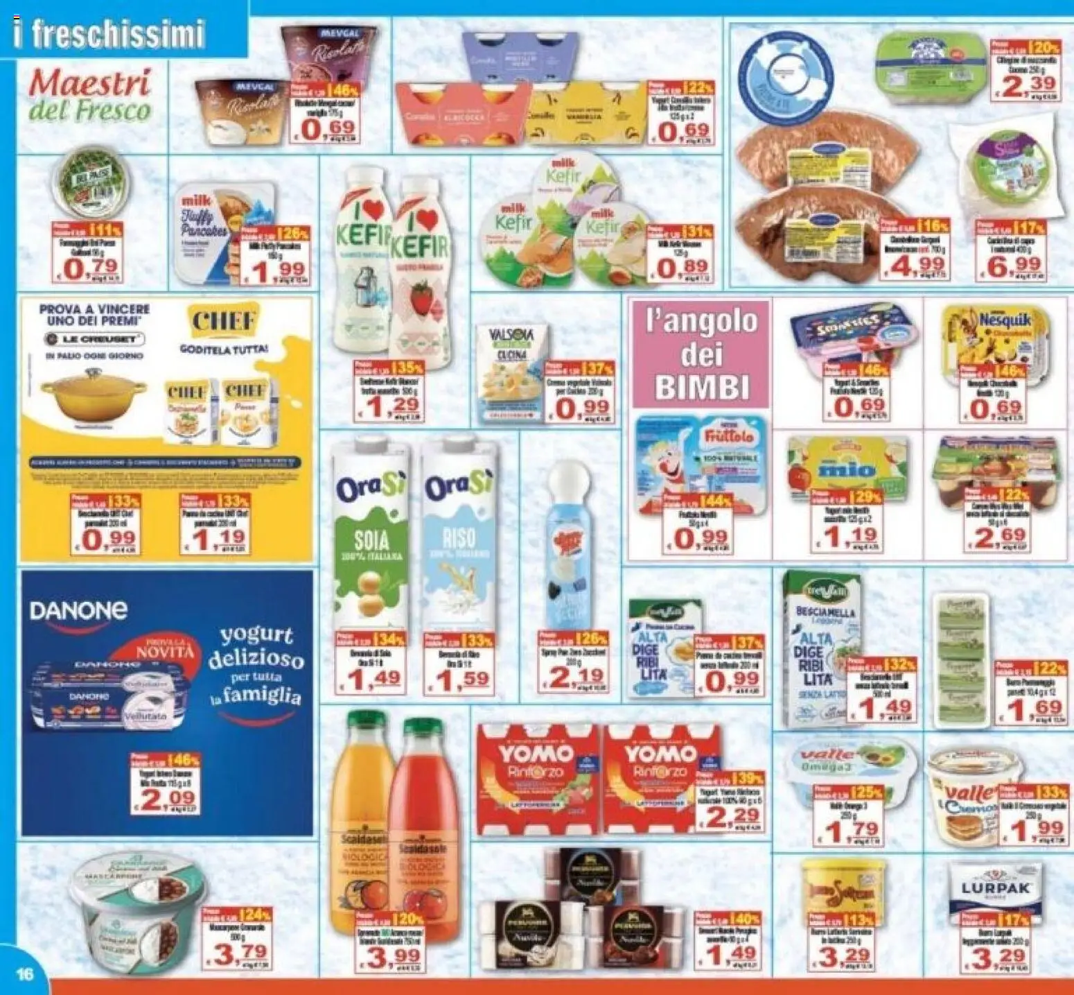 Volantino CTS del 06.12.2025 | Pagina: 16 | Prodotti: Yogurt, Riso, Besciamella