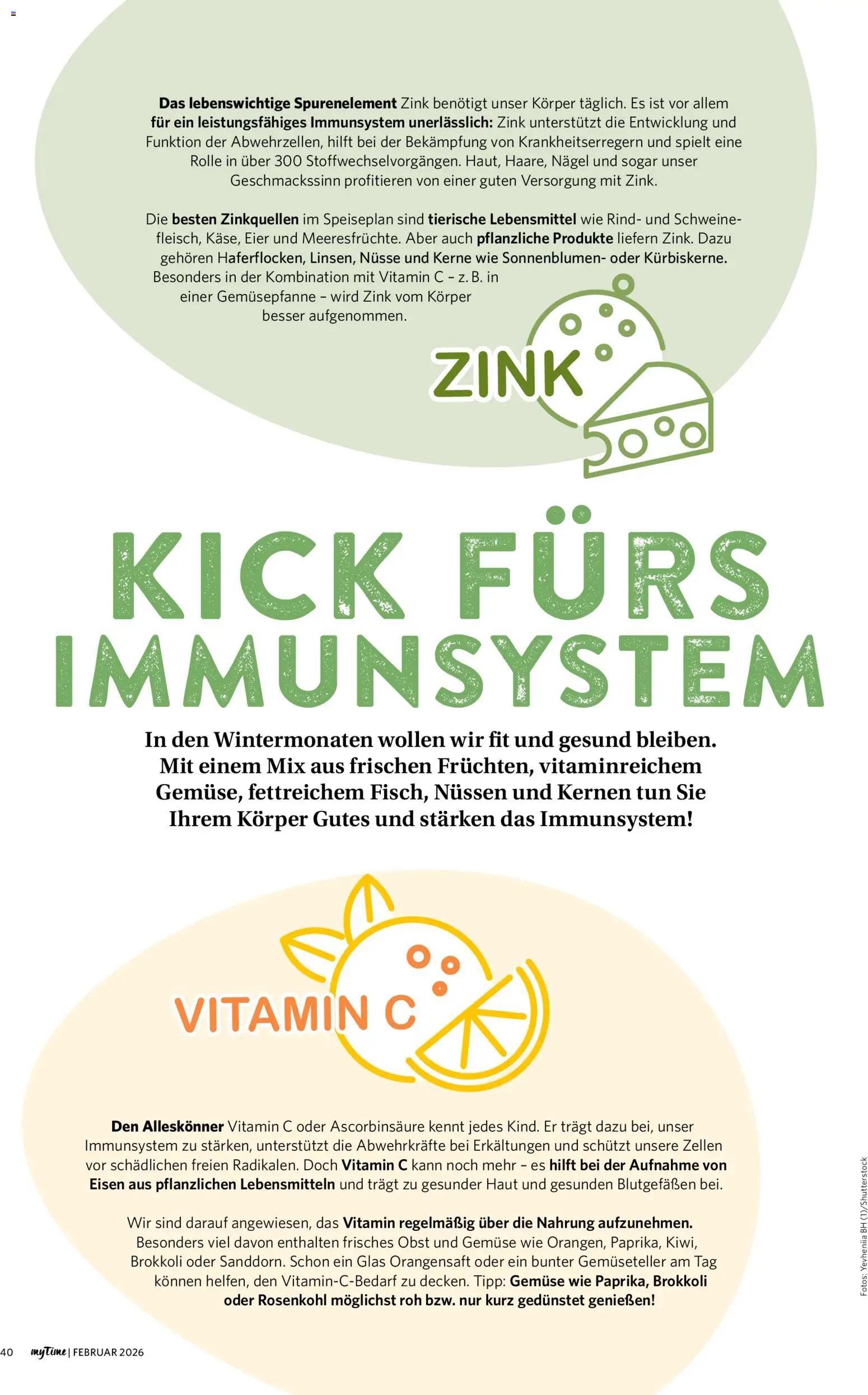 Famila Nordwest myTime Februar 2026 – gültig ab 01.02.2026 | Seite: 40 | Produkte: Eier, Orangensaft, Gemüse, Brokkoli