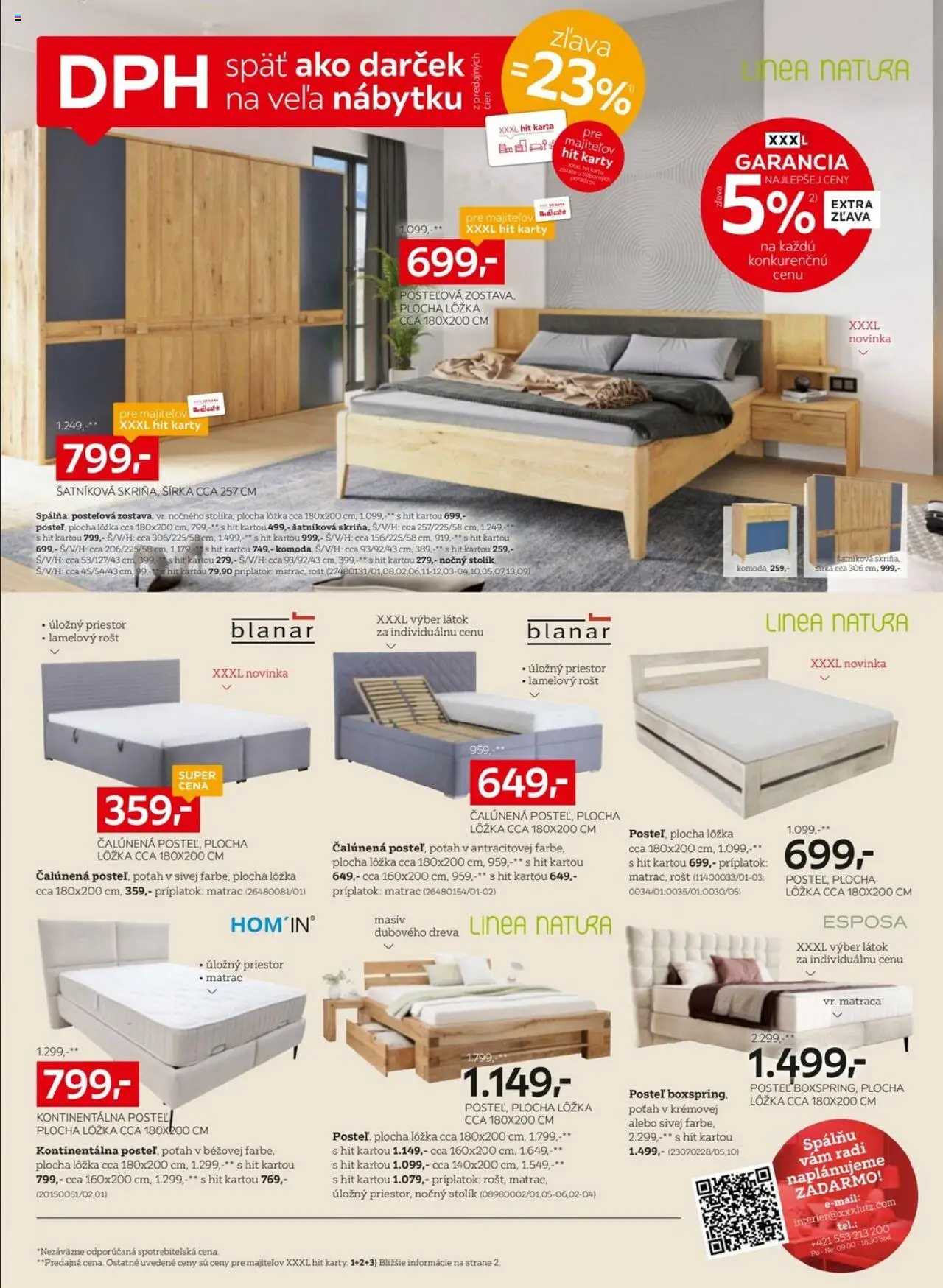 Nové XXXLutz akcie – leták je platný od 06.10.2025 | Strana: 6 | Produkty: Matrac, Posteľ, Nočný stolík