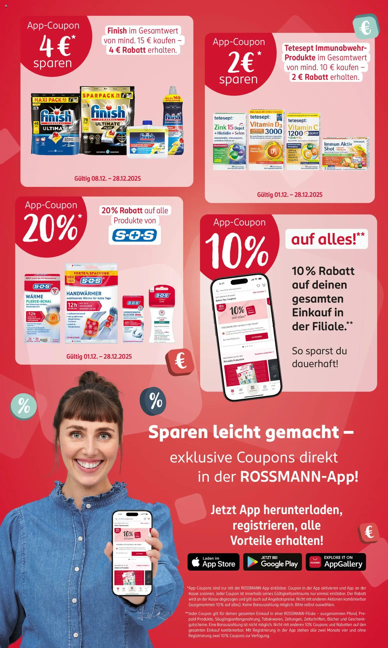 Rossmann Prospekt 	 – gültig ab 20.12.2025 | Seite: 2 | Produkte: Top, Huawei, Öl, Finish