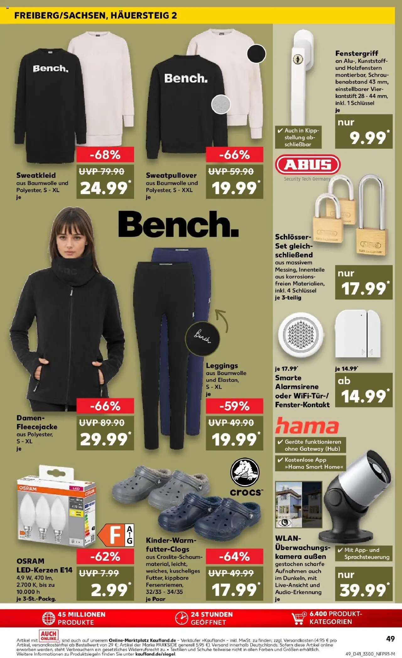 Kaufland prospekt Freiberg	 – gültig ab 09.10.2025 | Seite: 49 | Produkte: Kamera, Sweatshirt, Leggings