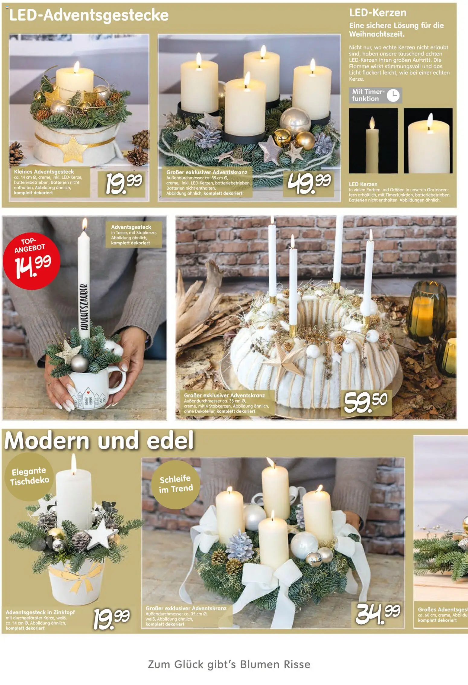 Blumen Risse Prospekt Gartencenter – gültig ab 13.11.2025 | Seite: 6 | Produkte: Top, Batterien, Blumen