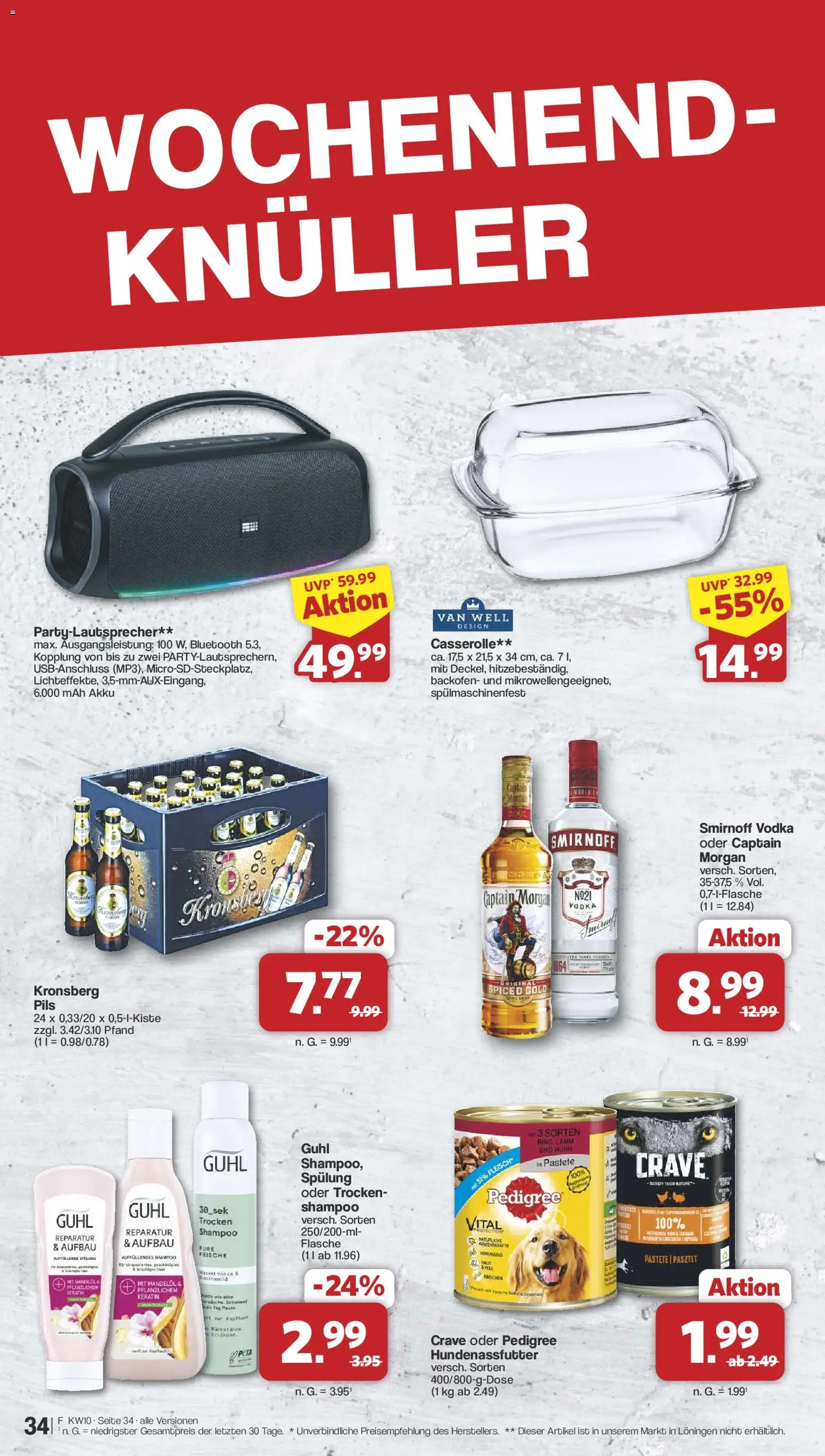 Famila Nordwest Prospekt 	 – gültig ab 02.03.2026 | Seite: 36 | Produkte: Shampoo, Spülung, Smirnoff, Backofen