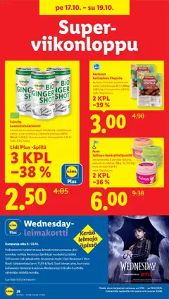 Lidl-mainoslehti voimassa 16.10.2025 alkaen | Sivu: 36