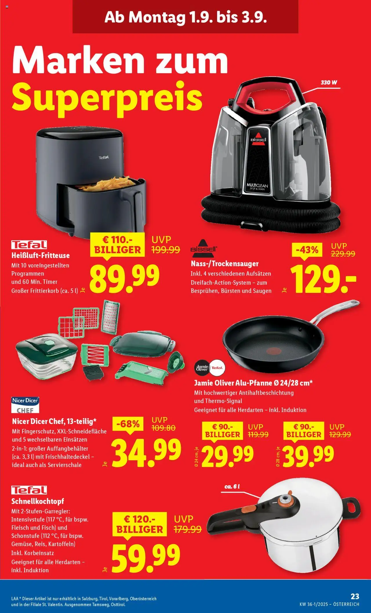 Lidl Flugblatt - Altenmarkt im Pongau, St. Johann im Pongau, Zell am See gültig ab 28.08.2025 | Seite: 27 | Produkte: Kartoffeln, Fisch
