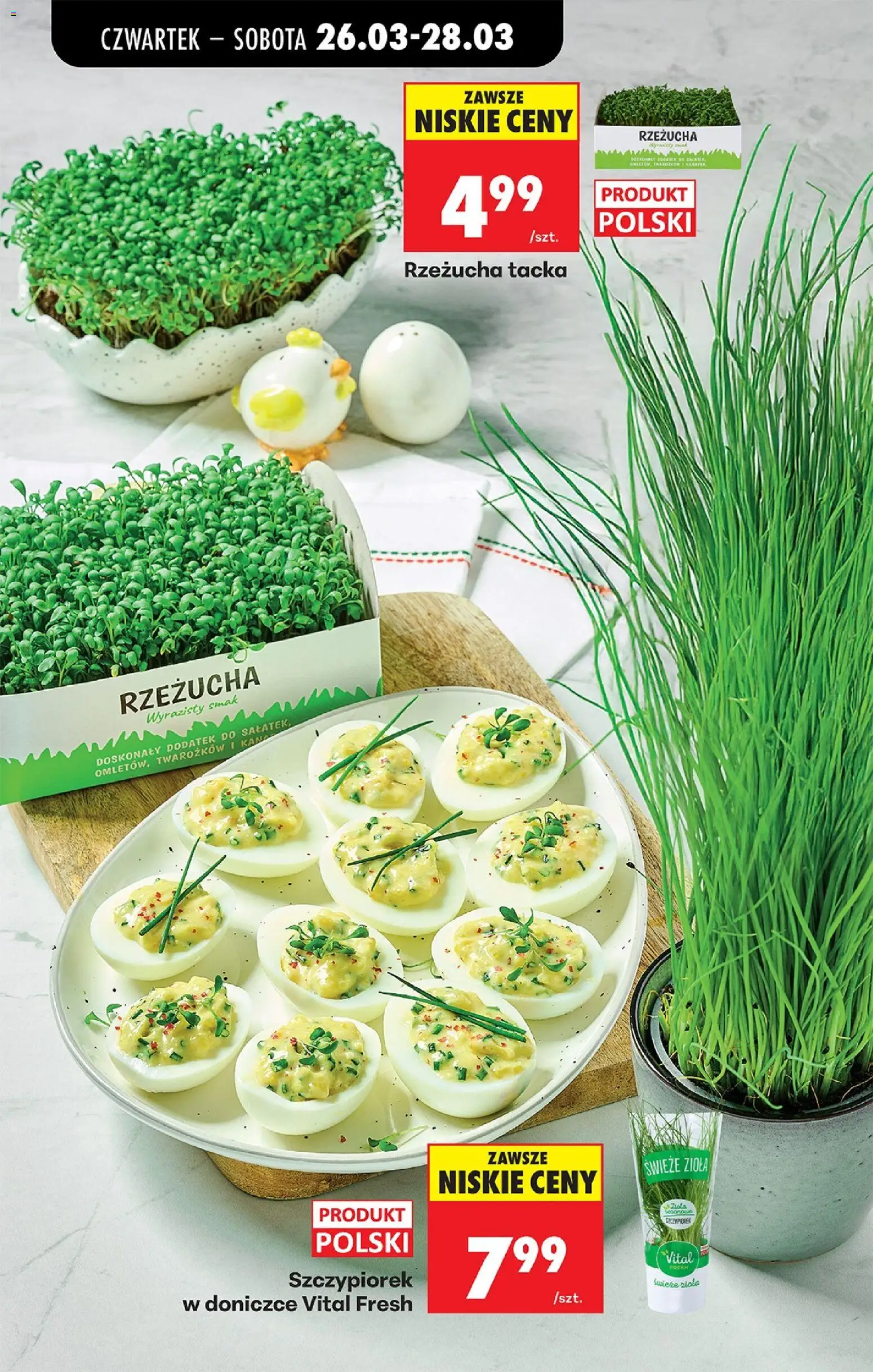 Biedronka gazetka od czwartku od 26.03.2026 | Strona: 27 | Produkty: Rzeżucha