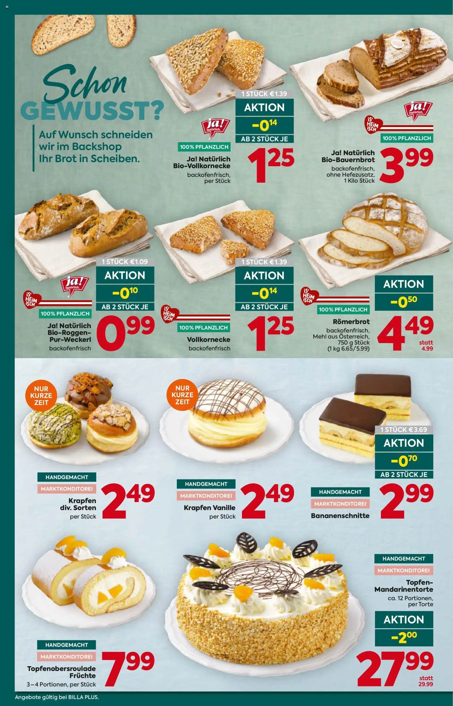 Billa Plus Flugblatt gültig ab 15.01.2026 | Seite: 14 | Produkte: Brot