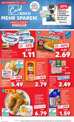 PHILADELPHIA Frischkäsezubereitung, Viertelfett- oder Doppelrahmstufe, versch. Sorten je 100-195-g-Packg. ab 22.01.2026 gültig | Seite: 6