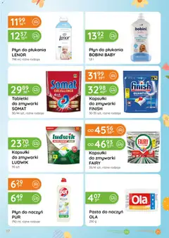 Pogląd oferty "Eurocash gazetka - Katalog Chemiczny" - ważna od 05.03.2026 | Strona: 17 | Produkty: Płyn do płukania Lenor, Fairy, Finish