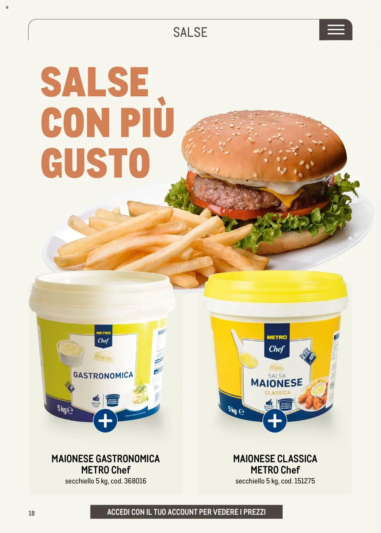 Volantino Metro del 30.05.2025 | Pagina: 18 | Prodotti: Insalata, Maionese, Salsa, Metro