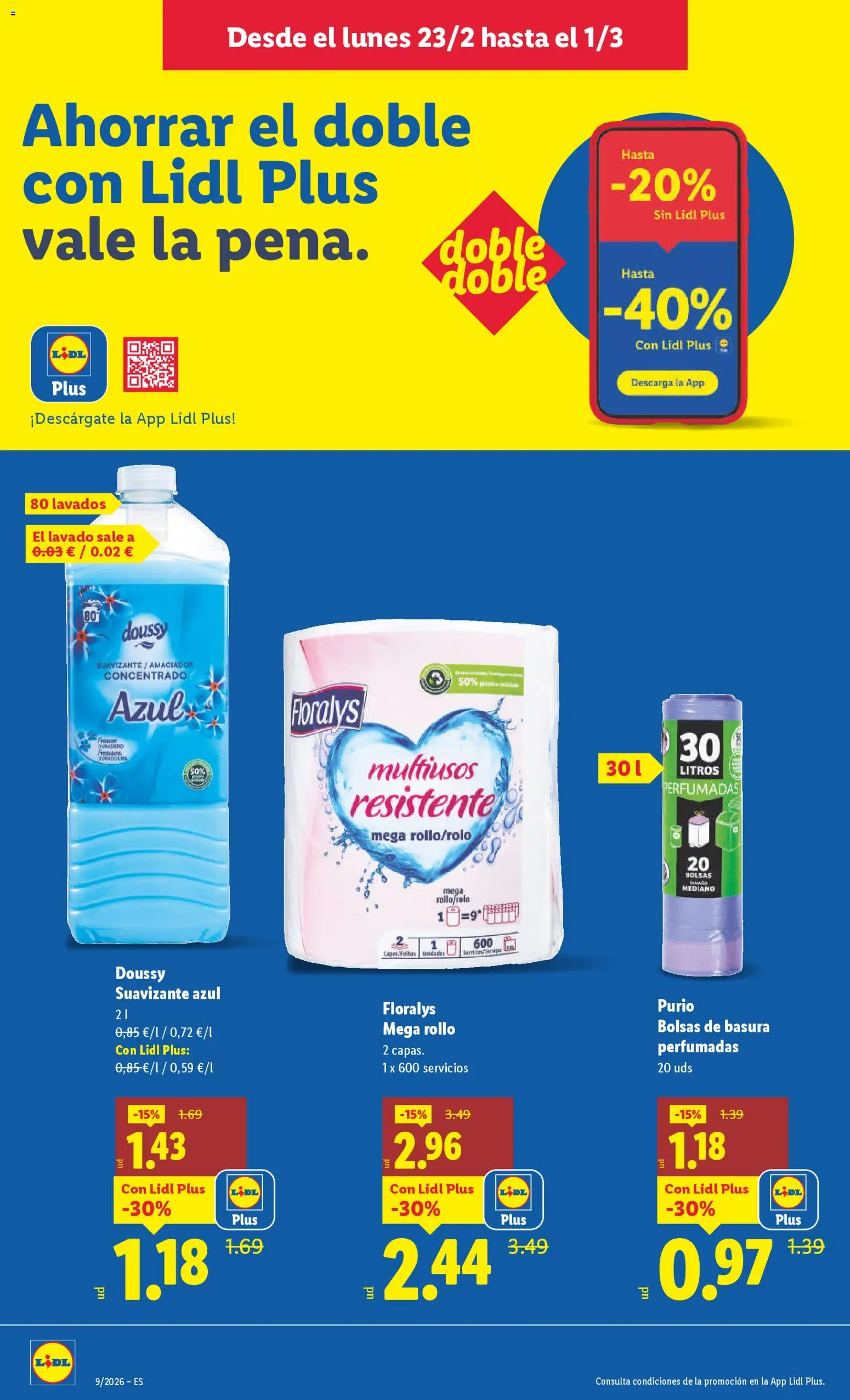 Lidl folleto │ válido desde el 23.02.2026 | Página: 10 | Productos: Suavizante