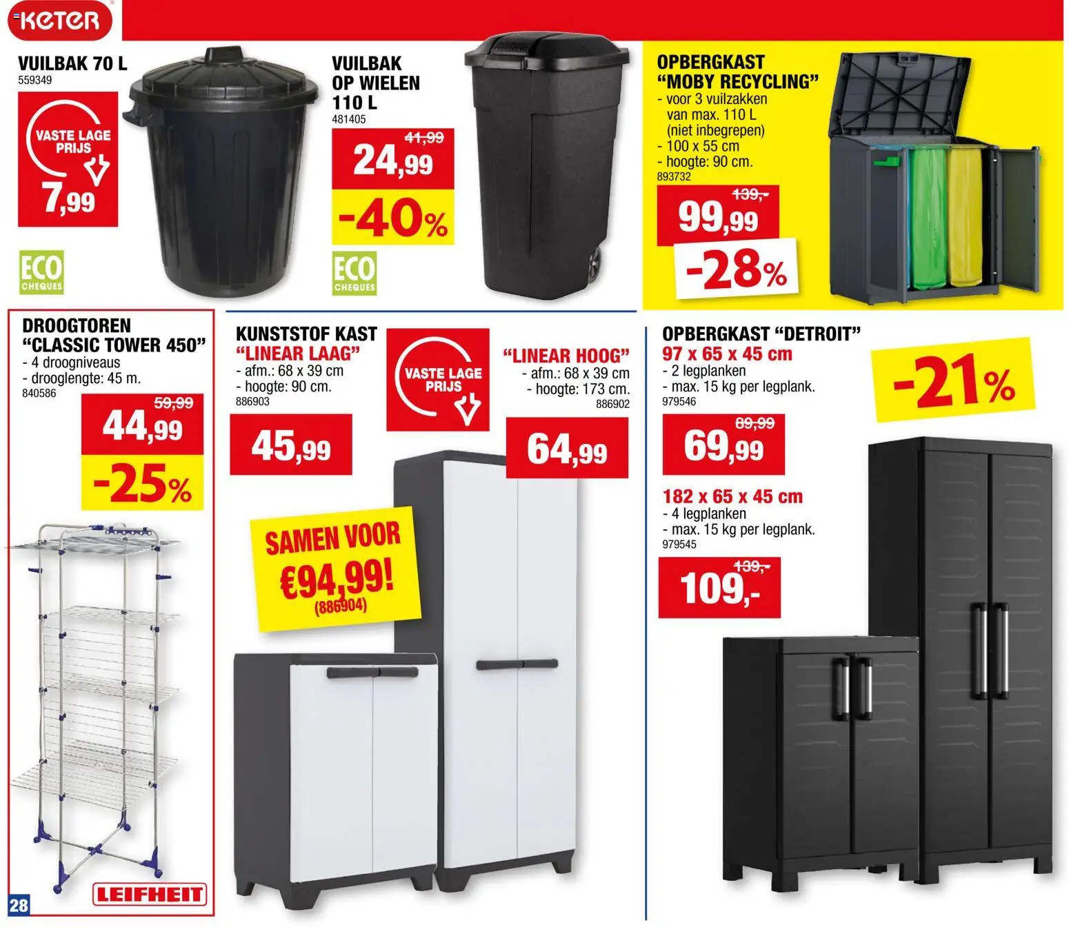 {H1} | Pagina: 28 | Producten: Kast