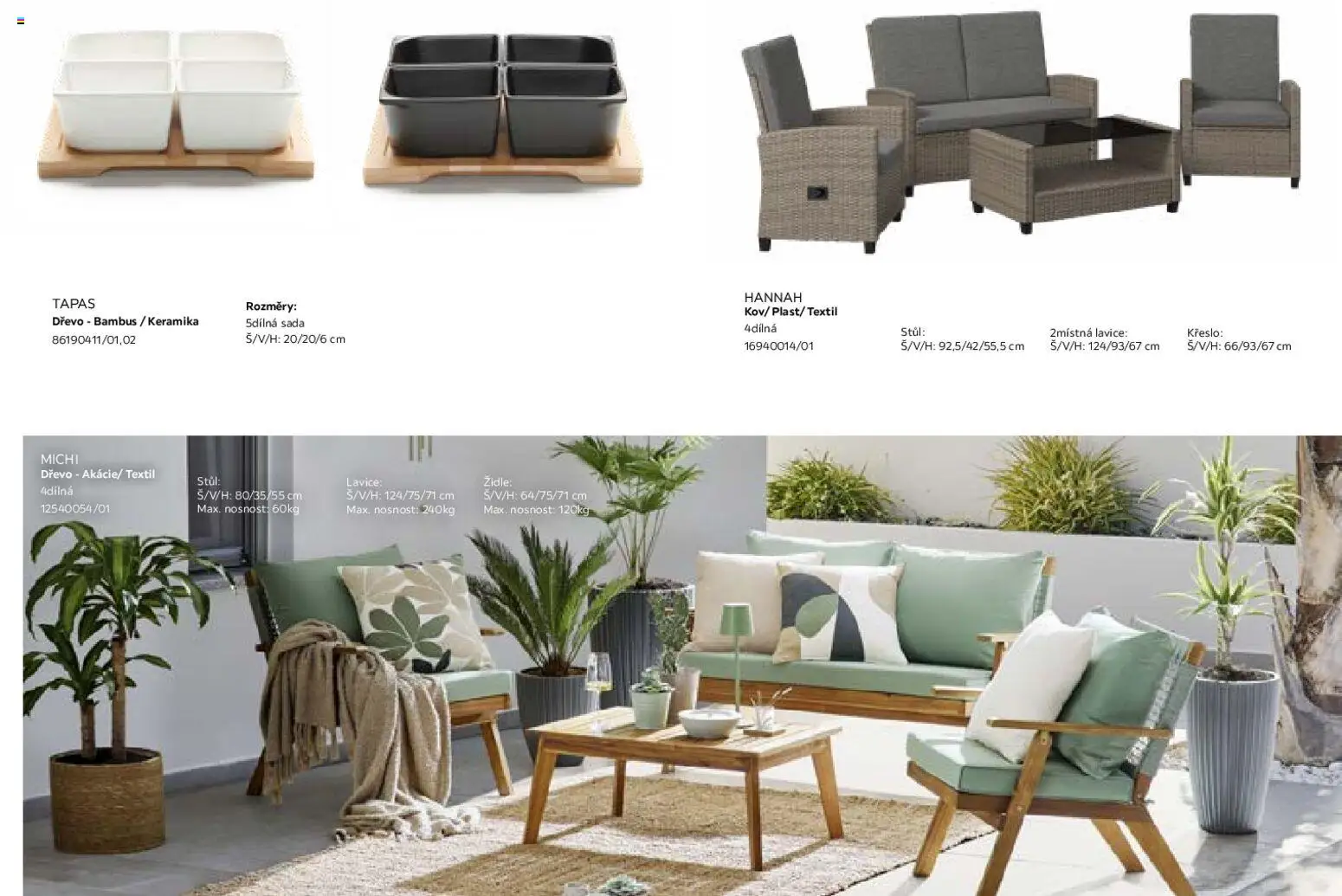 Möbelix leták - Zahradní nábytek od 01.03.2026 | Strana: 15 | Produkty: Tapas, Křeslo, Stůl, Židle