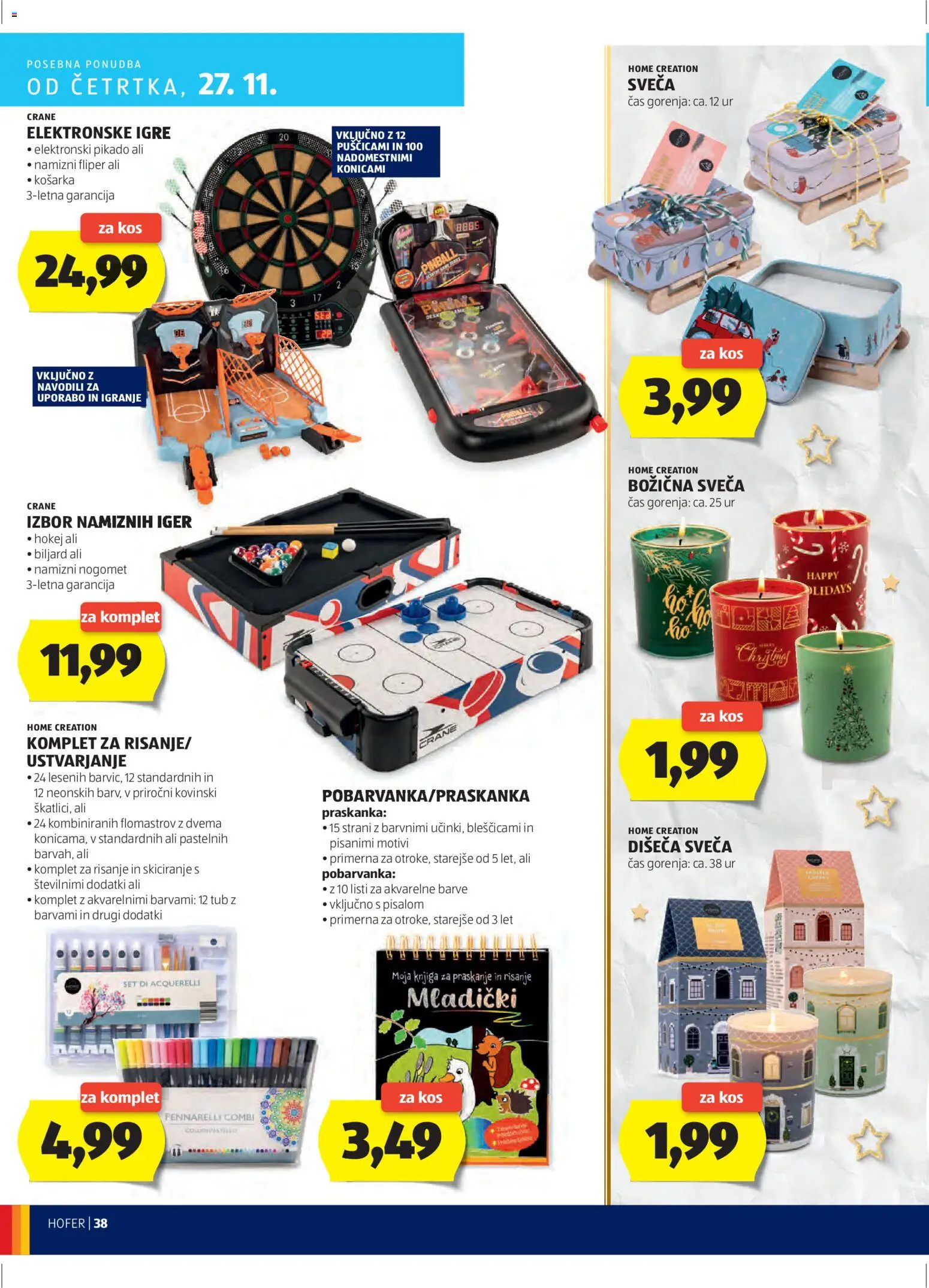 Hofer SI katalog | vrijedi od 20.11.2025 | Stranica: 38