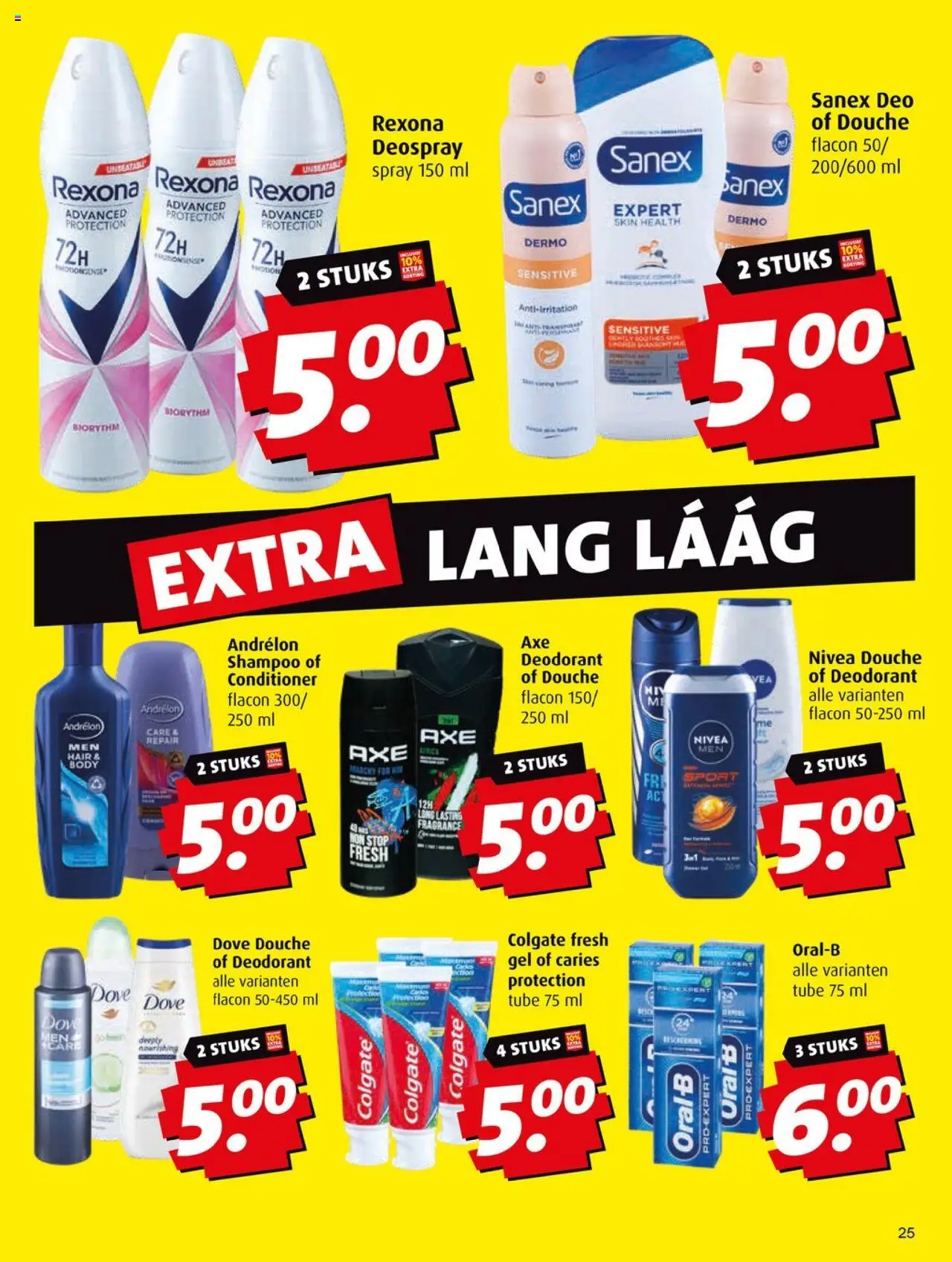 {H1} | Pagina: 25 | Producten: Deodorant, Douche, Gel, Shampoo