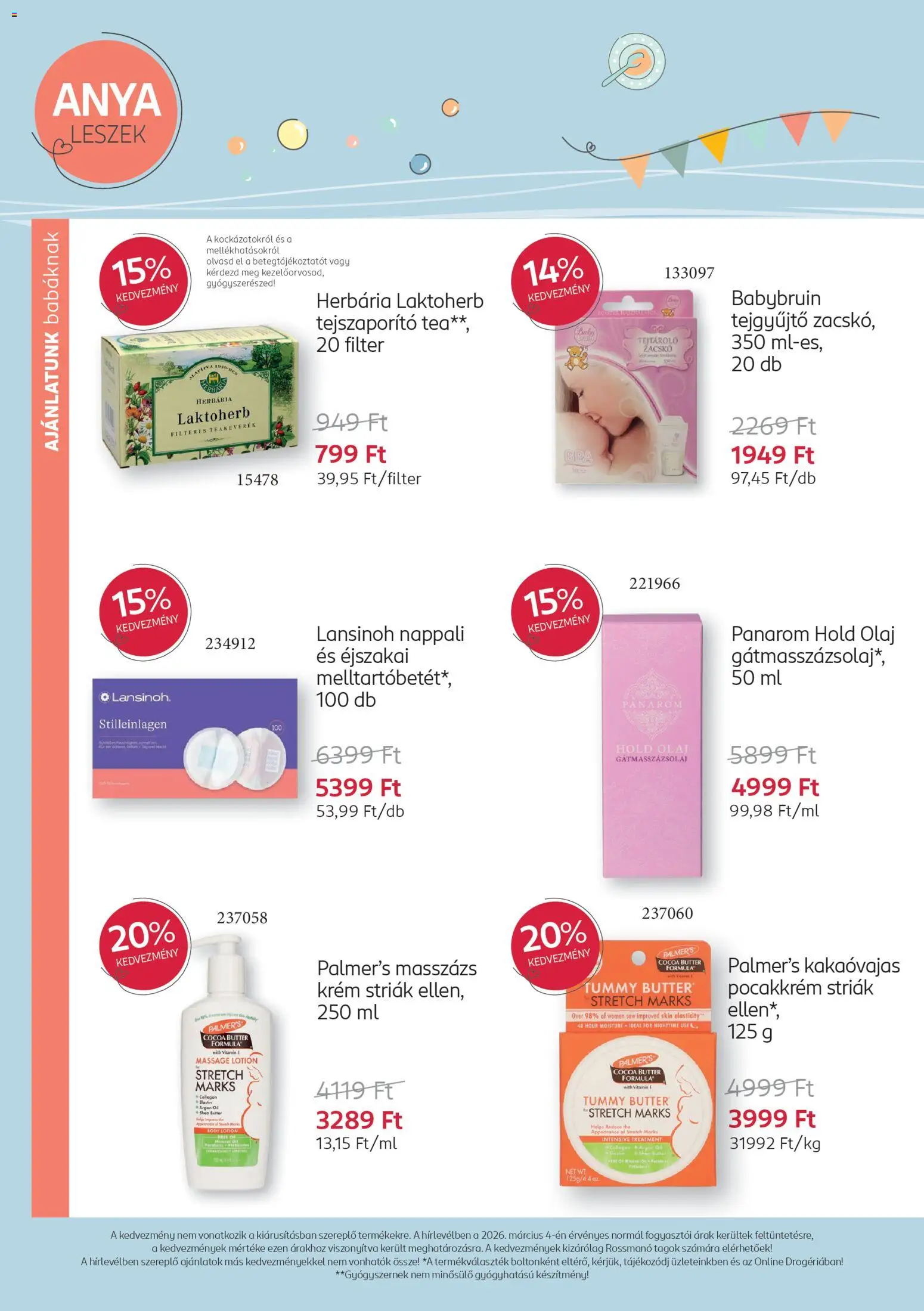 Rossmann akciós ujság - amely érvényes a következő dátumtól: 09.03.2026 | Oldal: 6 | Termékek: Body, Olaj, Tea