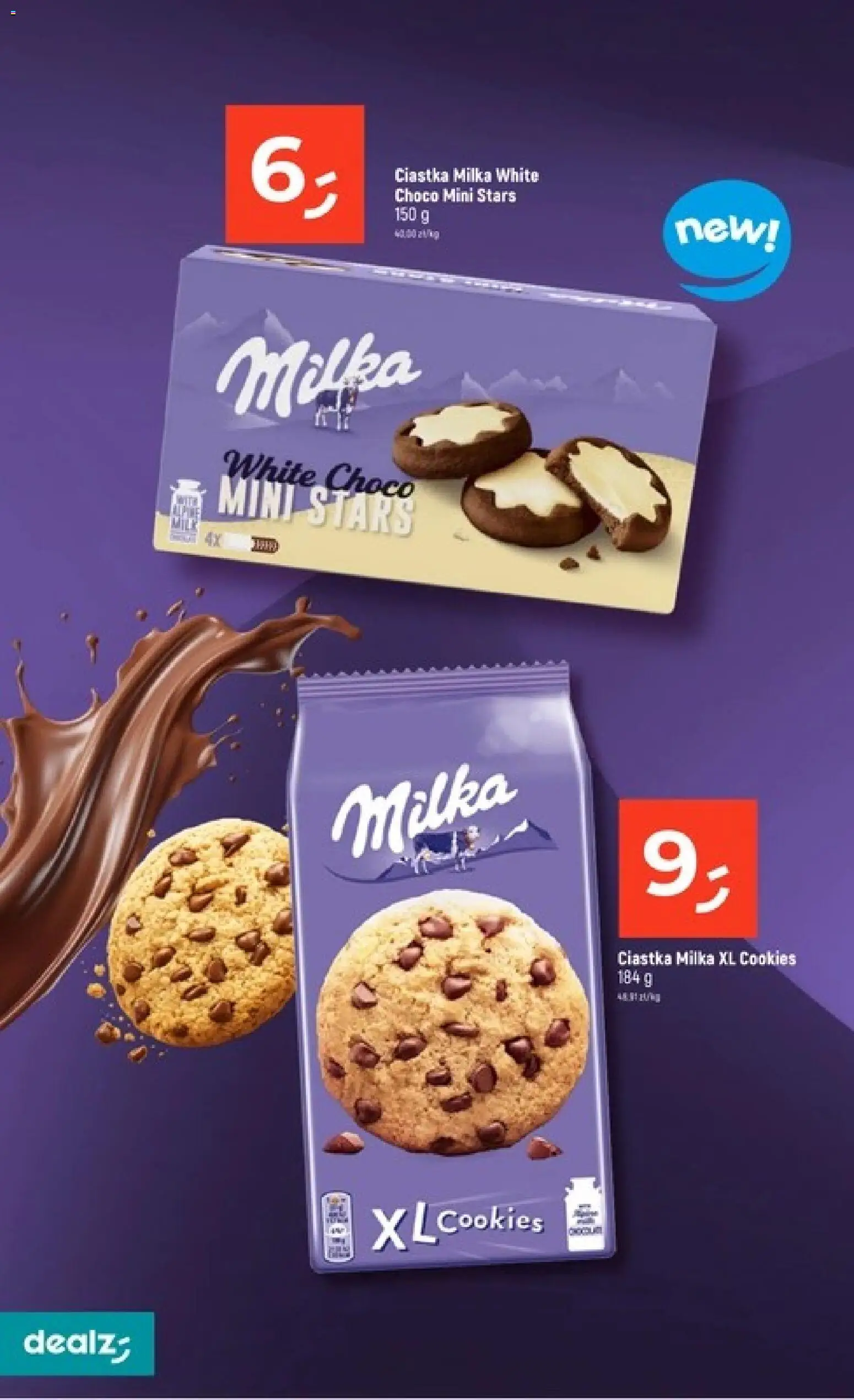 Dealz Gazetka od 05.02.2026 | Strona: 12 | Produkty: Milka, Ciastka