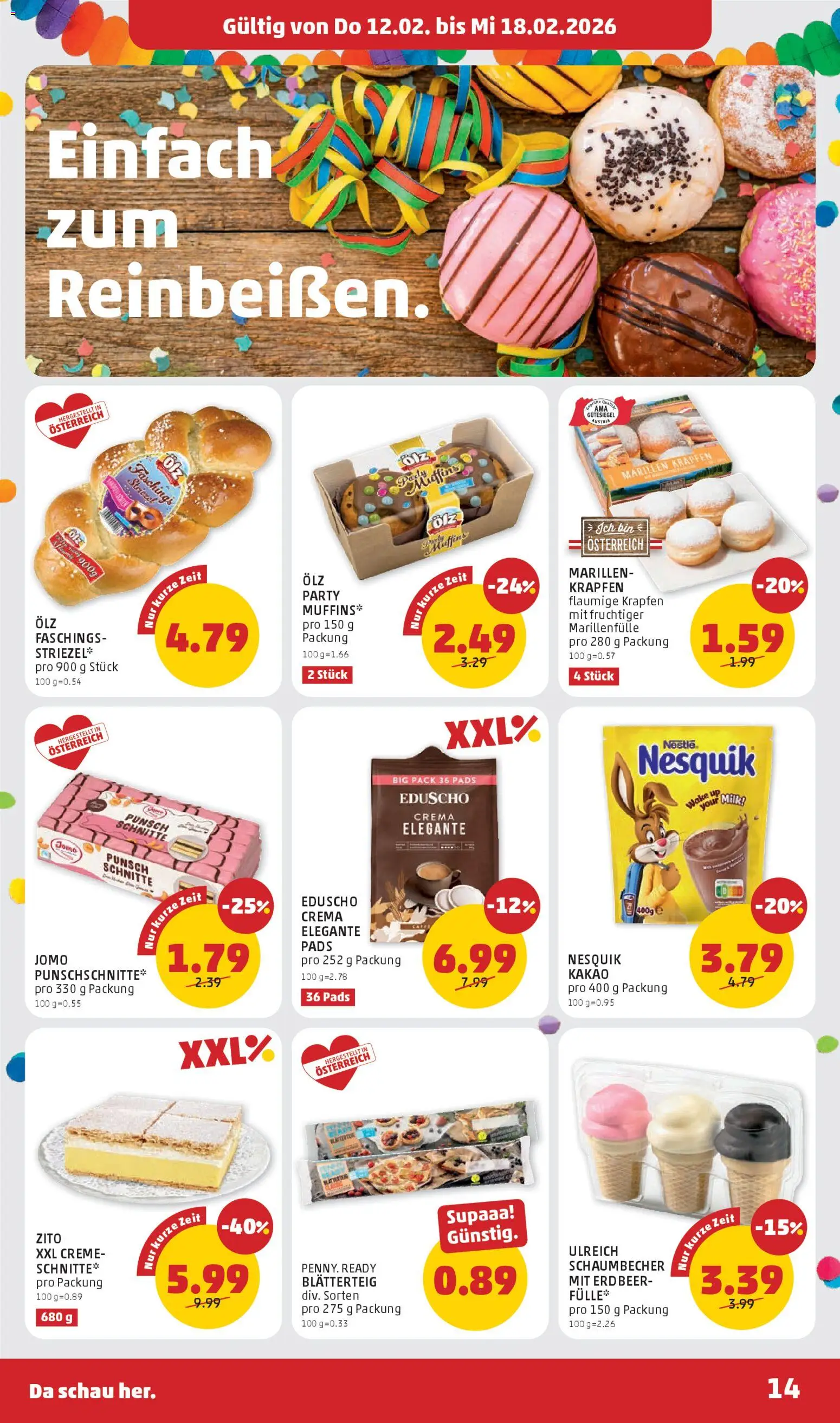 Penny Markt Flugblatt gültig ab 12.02.2026 | Seite: 14