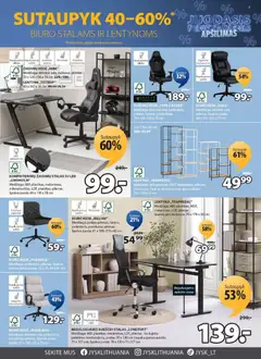 JYSK leidinys galioja nuo 04.11.2025 | Puslapis: 7 | Prekių: Lentyna, Stalas, Kėdė