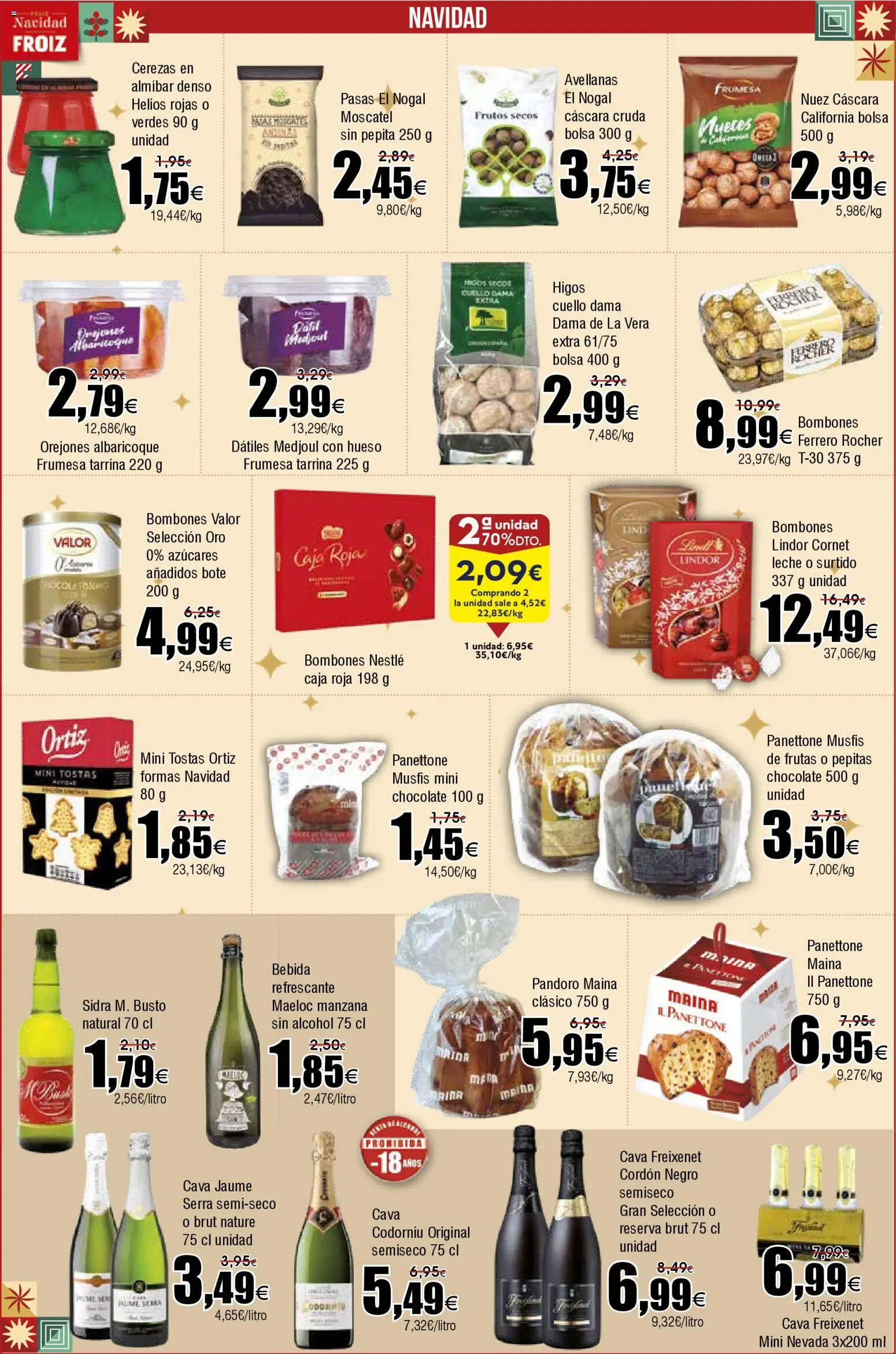 Froiz folleto │ válido desde el 02.12.2025 | Página: 10 | Productos: Leche, Manzana, Αποφλοιωτής σκόρδου, Caja