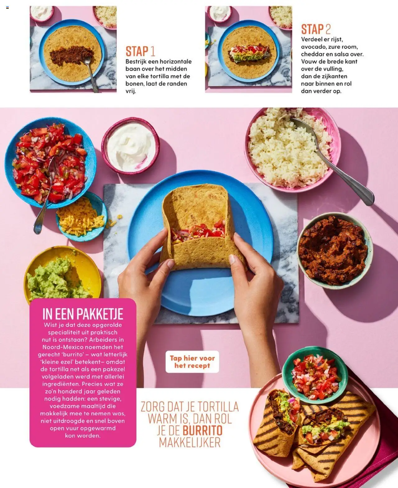 {H1} | Pagina: 24 | Producten: Burrito, Tortilla, Cheddar