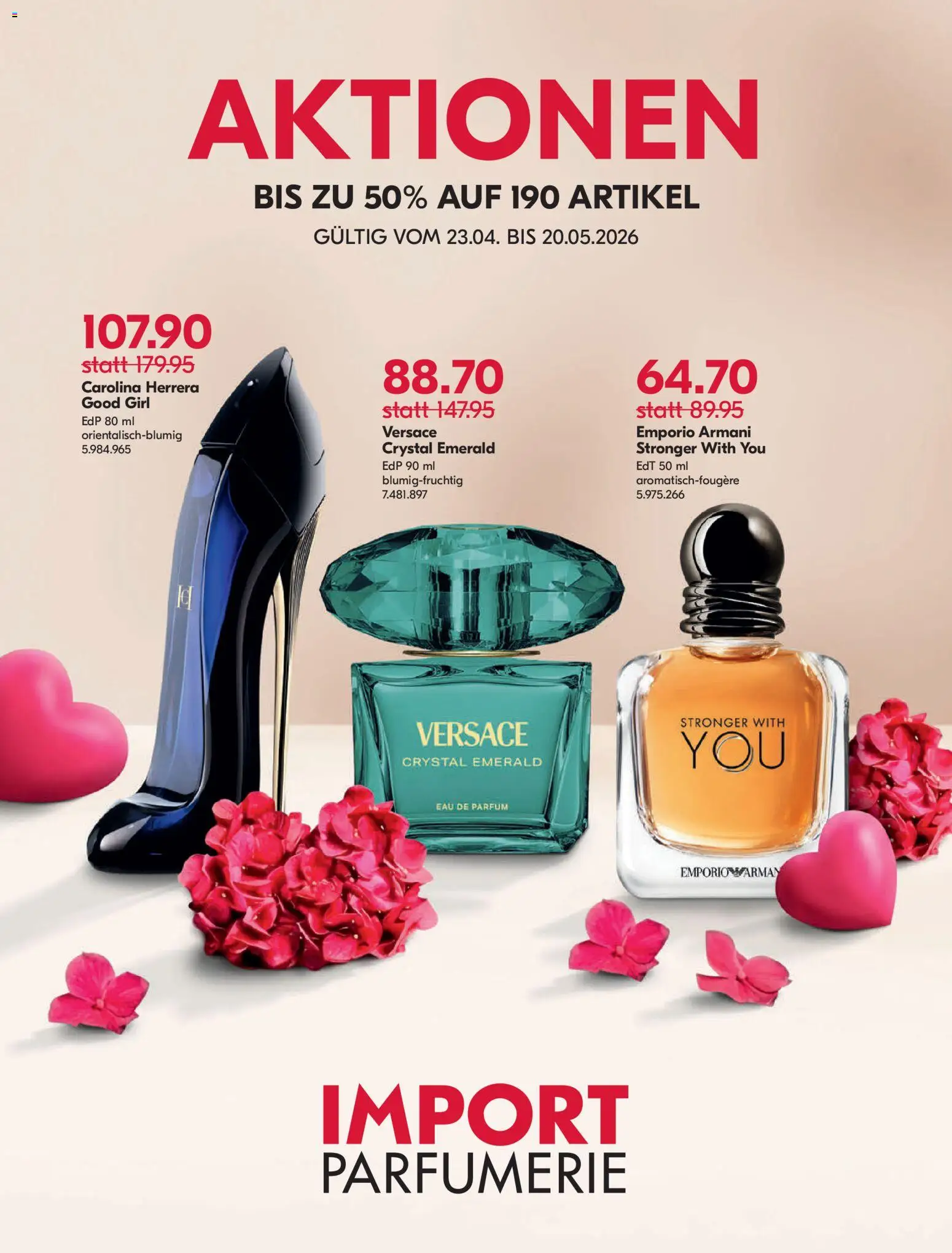 Import Parfumerie aktionen – gültig ab 23.04.2026 | Seite: 28 | Produkte: Eau de Parfum, Parfüm