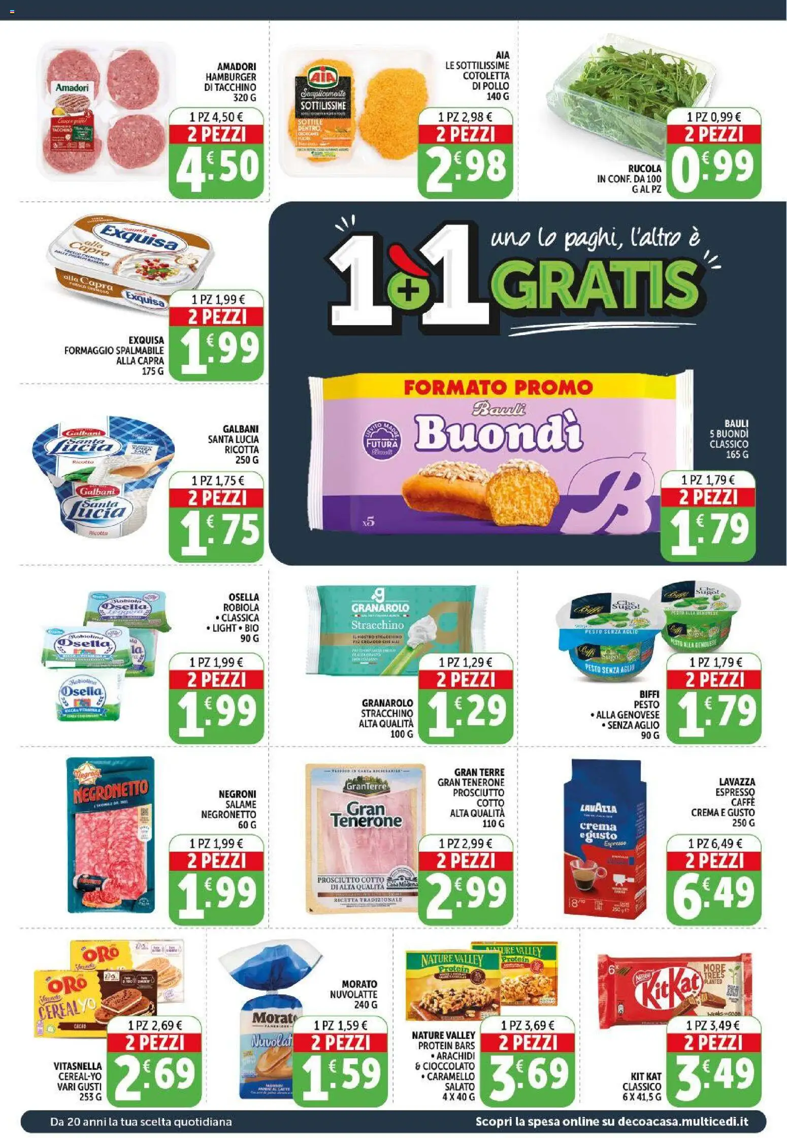 Volantino Decò del 10.04.2026 | Pagina: 2 | Prodotti: Caffè, Pollo, Pesto, Arachidi