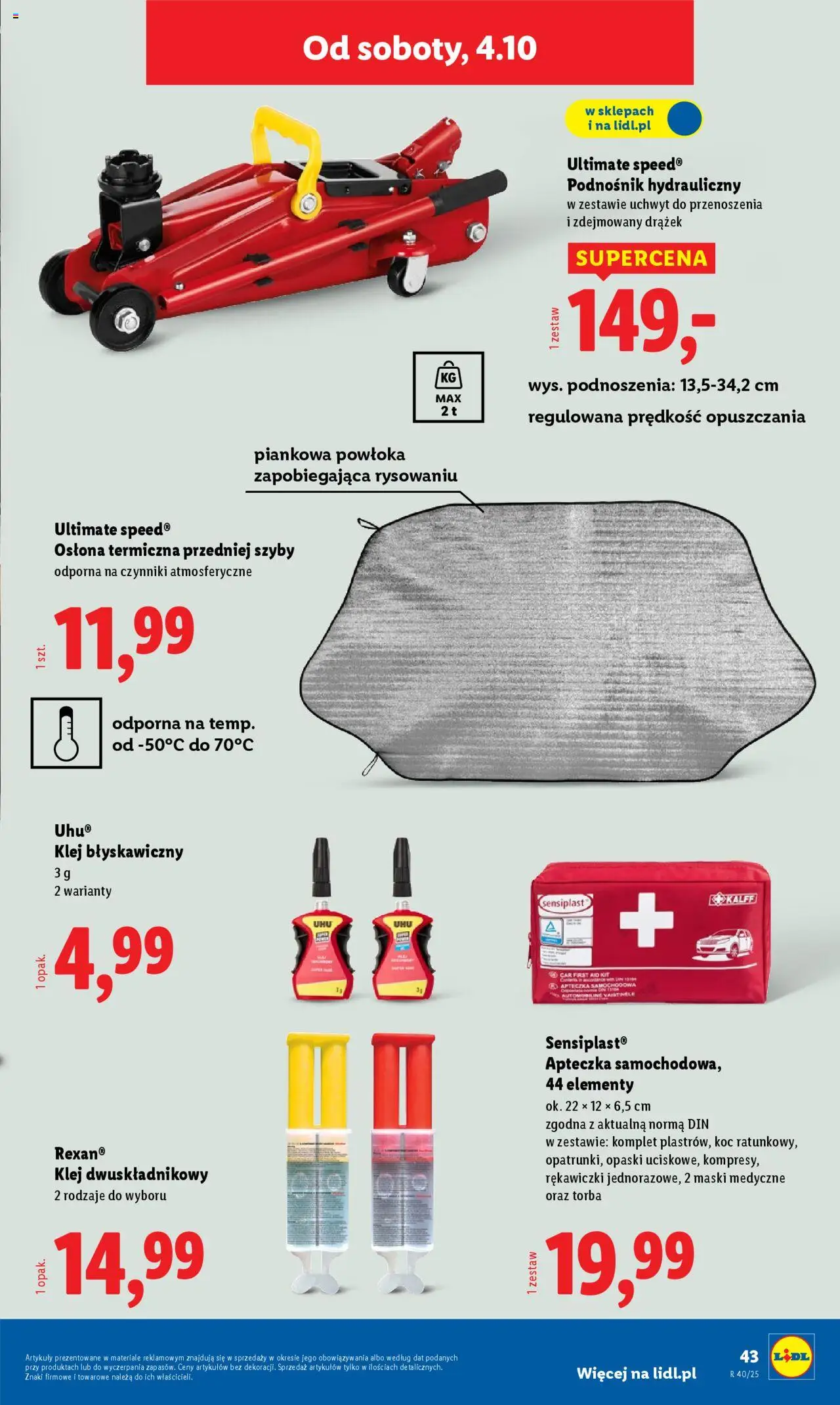 Lidl Katalog od 29.09.2025 | Strona: 53 | Produkty: Rękawiczki, Torba, Koc