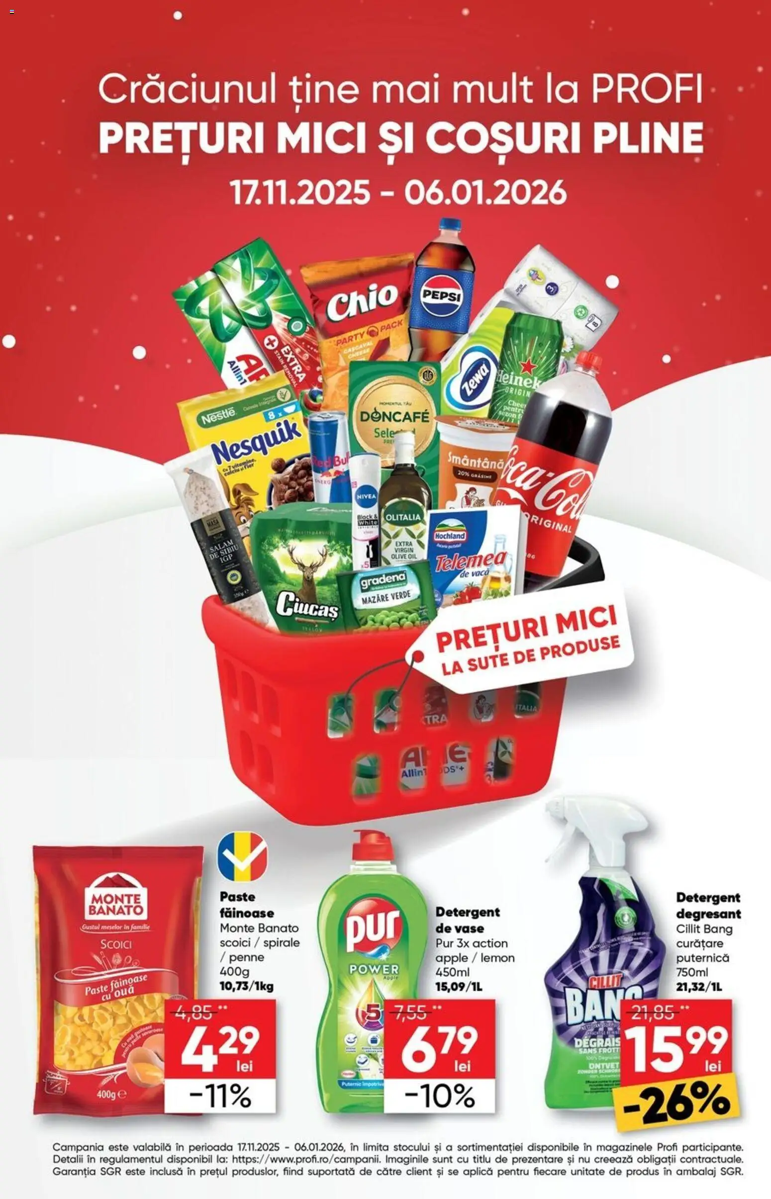 Noul catalog Profi – valabil de la 12.11.2025 | Pagină: 7 | Produse: Mici, Apple, Detergent, Paste