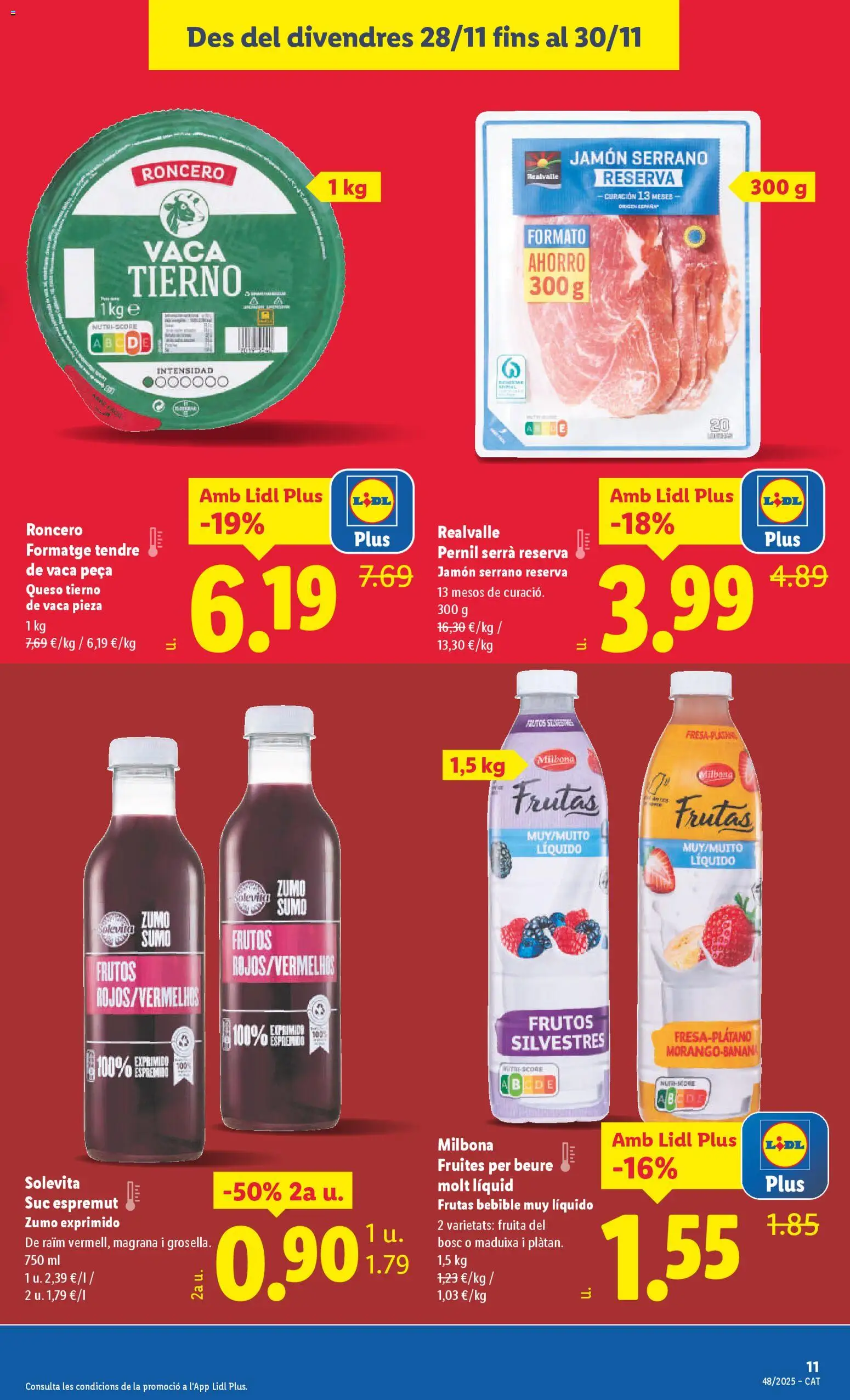 Lidl folleto │ válido desde el 24.11.2025 | Página: 21 | Productos: Jamón serrano, Queso, Jamón, Ροζ πιπέρι