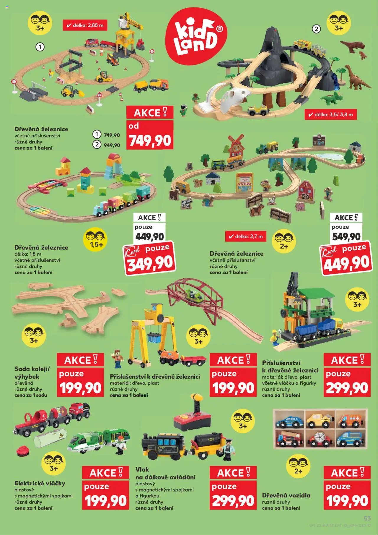 Kaufland leták od 15.10.2025 | Strana: 53 | Produkty: Vláčky, Figurky