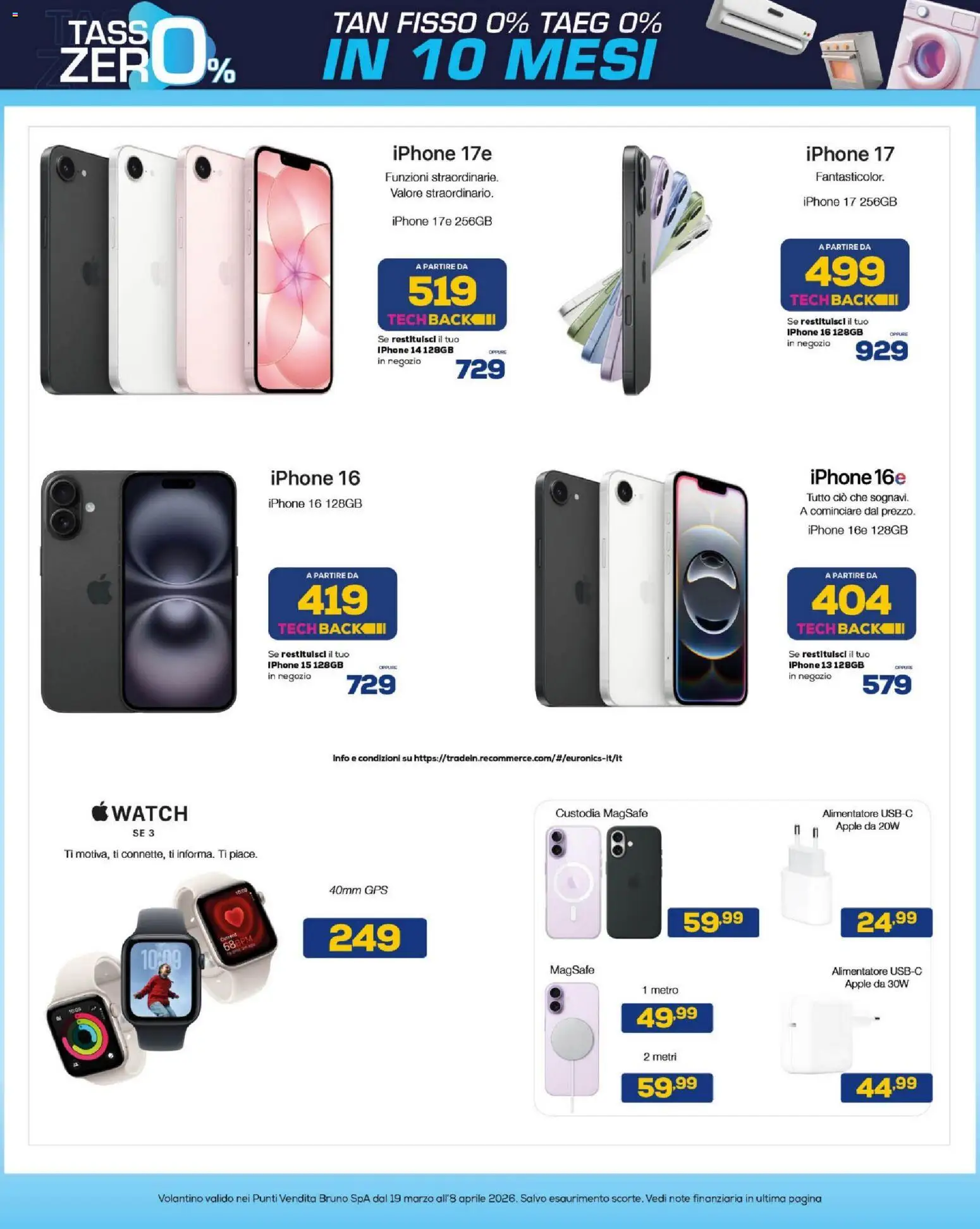 Volantino BRUNO del 19.03.2026 | Pagina: 5 | Prodotti: Iphone