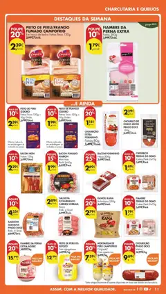 Pré-visualização PEITO DE PERU IZIDORO, Fatias finas 120g + 30g Grátis válido de 27.01.2026 | Página: 11