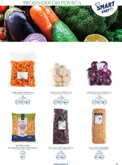 Metro katalog Smart Chef - pregled Metro kataloga - važi od 24.03.2026 | Strana: 23 | Proizvode: Šargarepa, Pasulj, Crni luk, Tikva