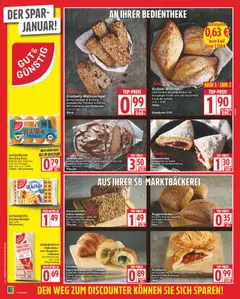 Saure Drachenzungen Croissant, knuspriges Croissant mit hitschies Saure Drachenzungen Füllung und buntem Crunch-Topping ab 12.01.2026 gültig | Seite: 8