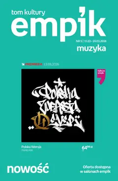 Pogląd oferty "Empik promocje - Tom kultury Muzyka" - ważna od 11.03.2026
