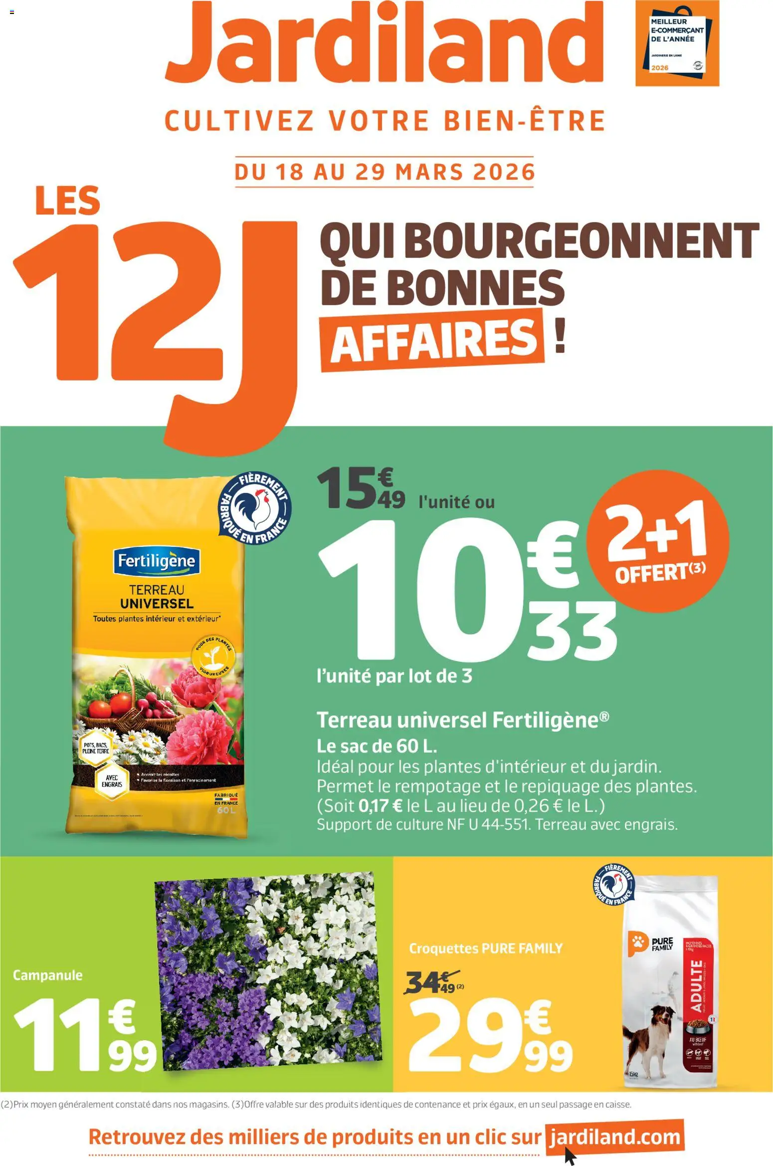 {H1} | Page: 1 | Produits: Sac, Terreau Universel, Plantes, Terreau