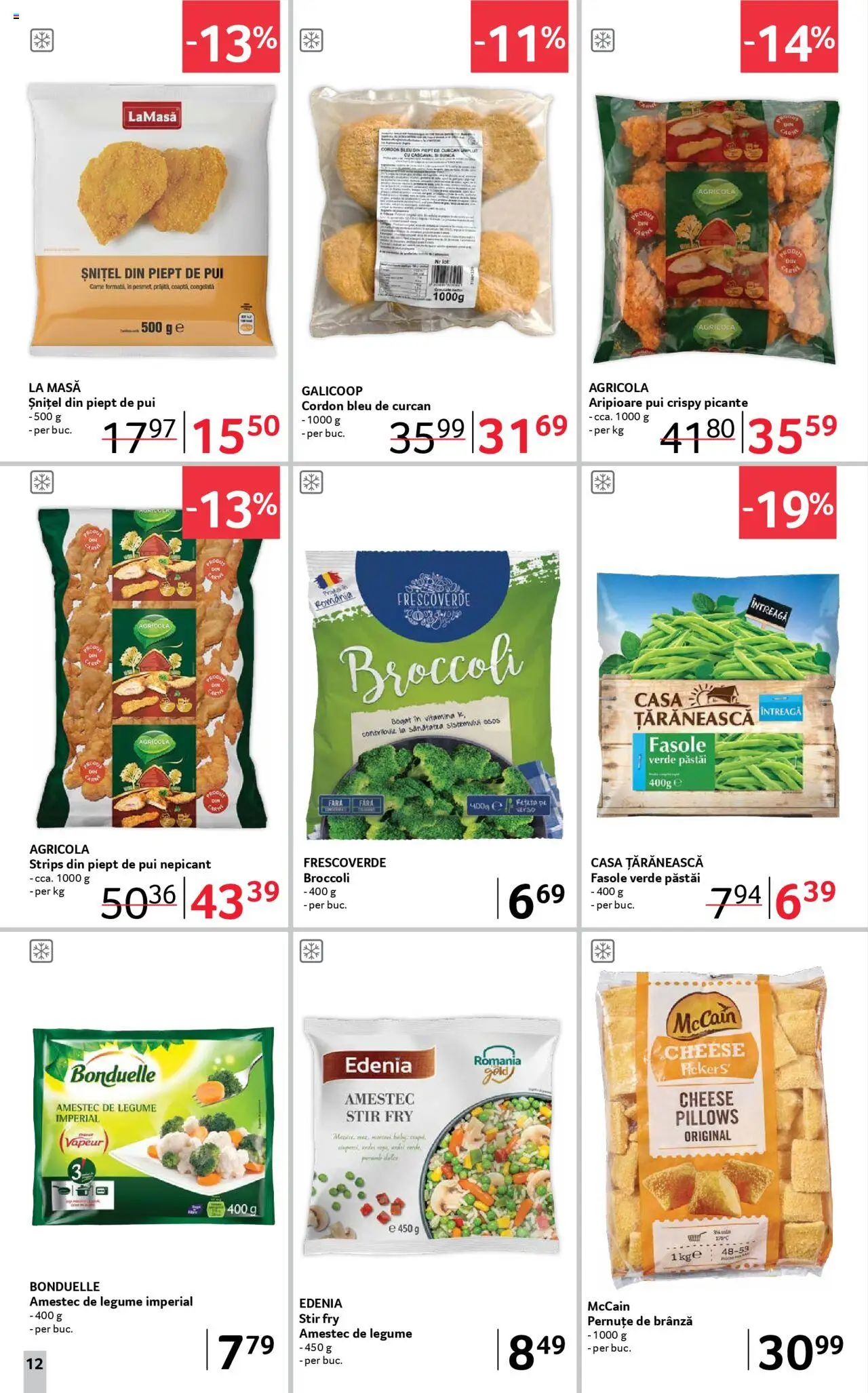 Noul catalog Selgros – valabil de la 19.09.2025 | Pagină: 12 | Produse: Masă, Hacıyatmaz Kedi Oyuncağı, Brânză, Legume