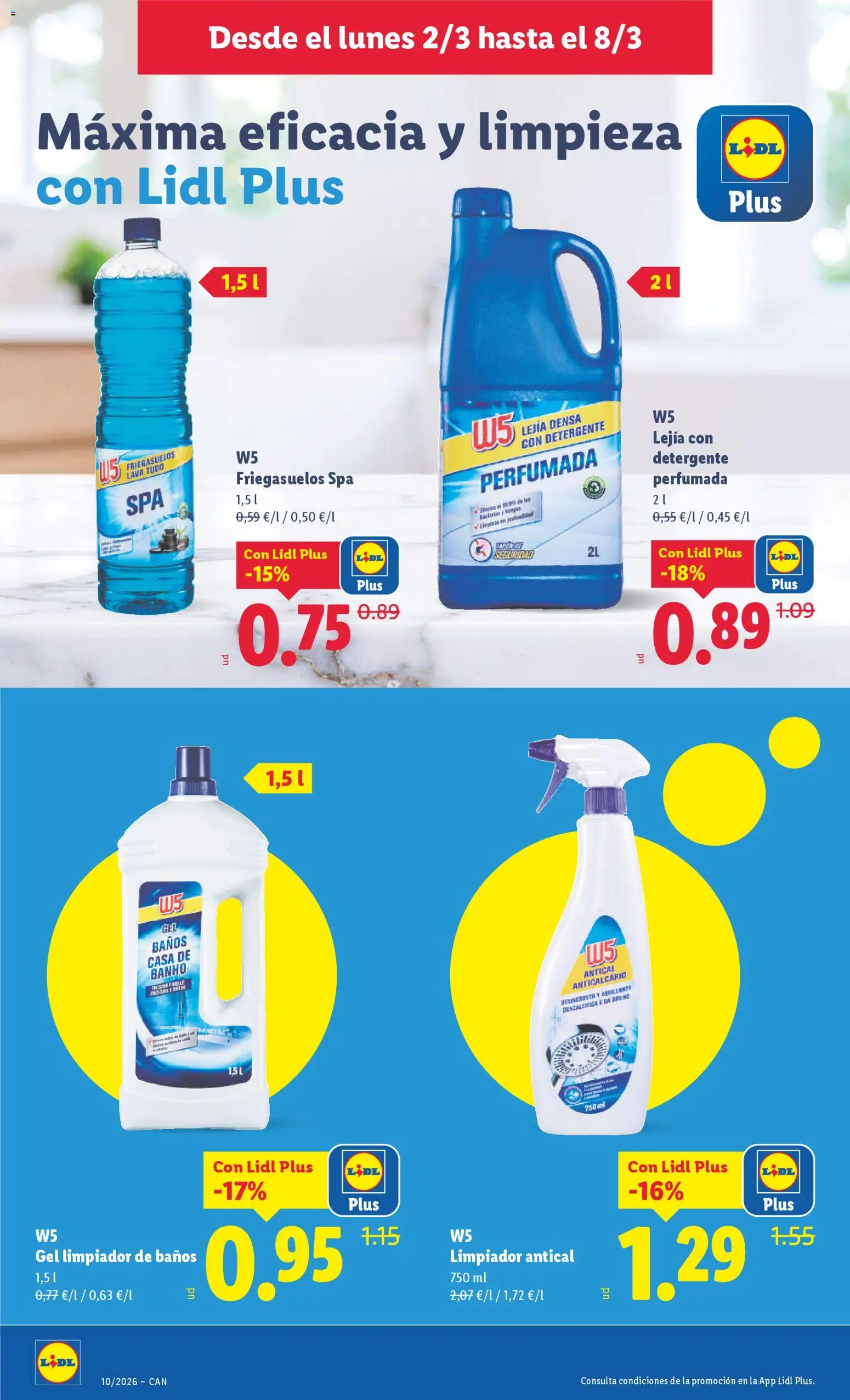 Lidl folleto │ válido desde el 02.03.2026 | Página: 28 | Productos: Jabón, Detergente, Papel higienico, Detergente líquido