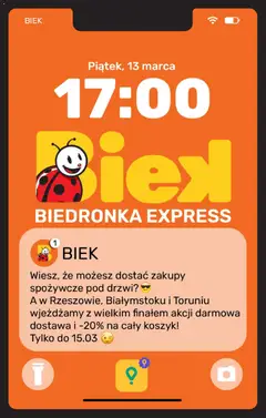 Náhled letáku Biedronka Polsko leták - BIEK Express od 13.03.2026