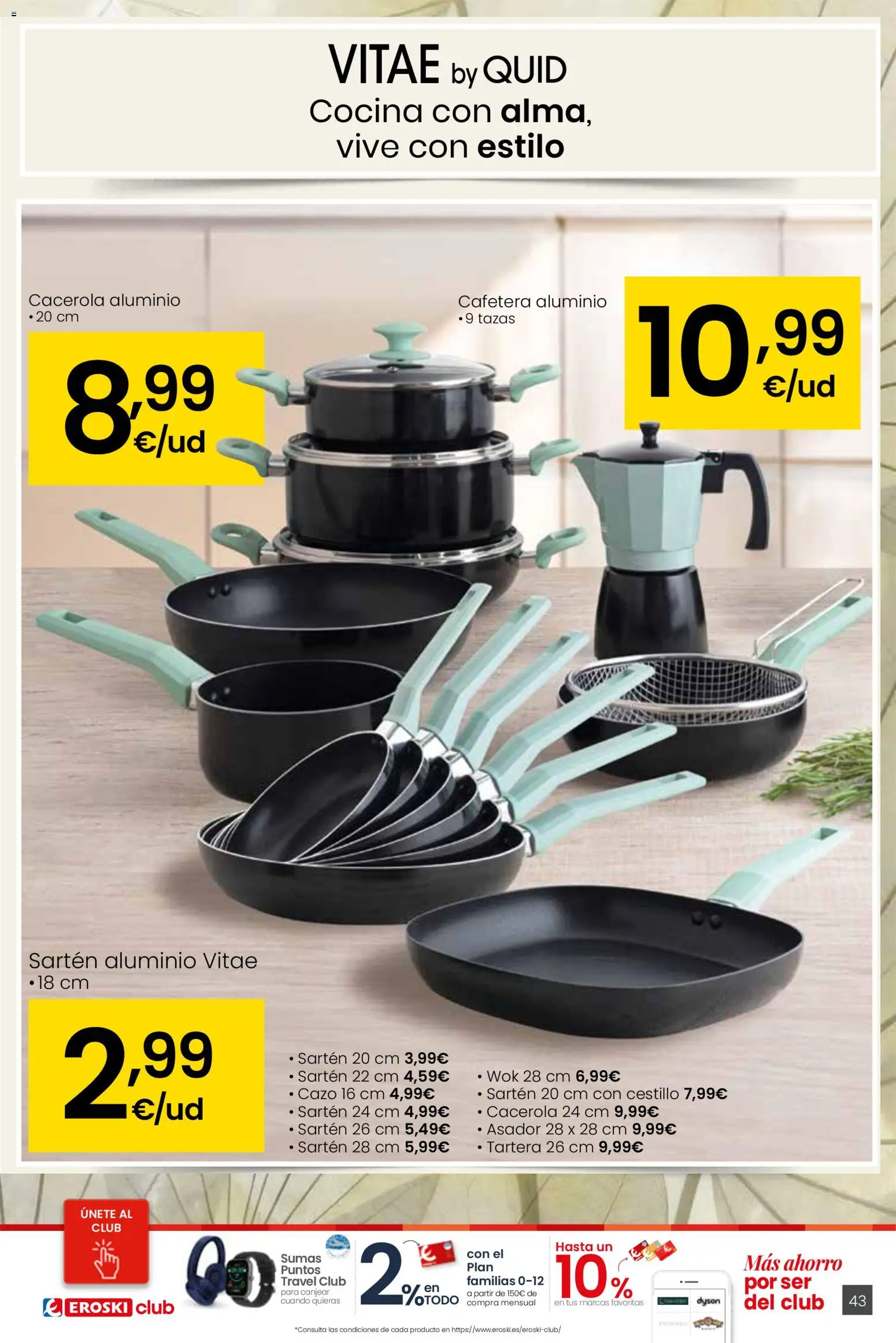 Eroski - Siempre a buen precio │ válido desde el 29.01.2026 | Página: 43 | Productos: Cocina, Cafetera