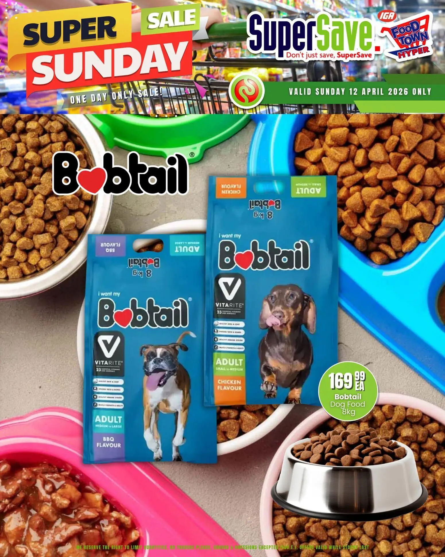 New Super Save catalogue – valid from 12.04.2026 | Page: 9 | Products: Chicken, Dog food