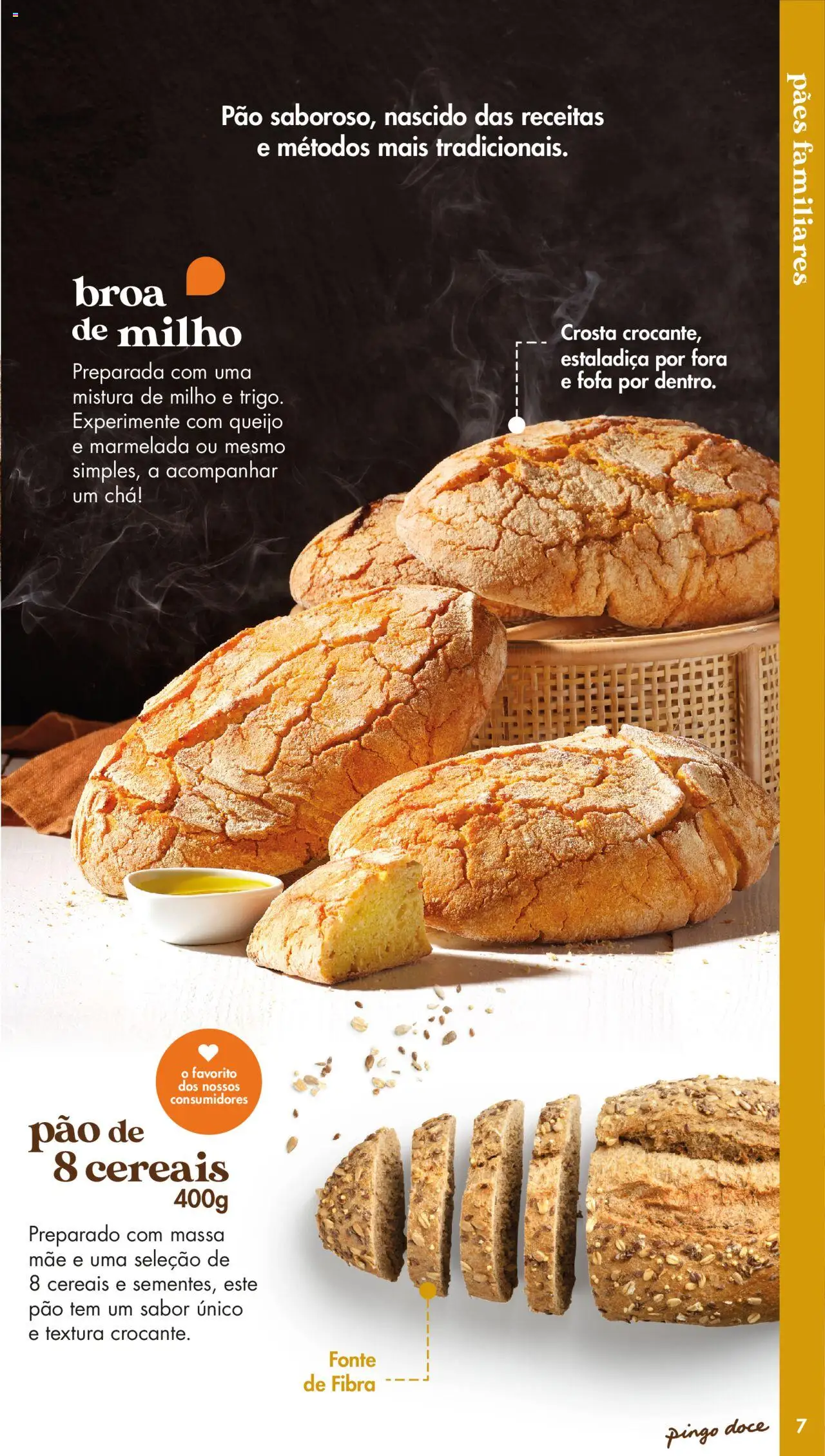 Pingo Doce - Catálogo-Padaria │ válido de 20.05.2025 | Página: 7 | Produtos: Pão, Chá, Cereais, Milho