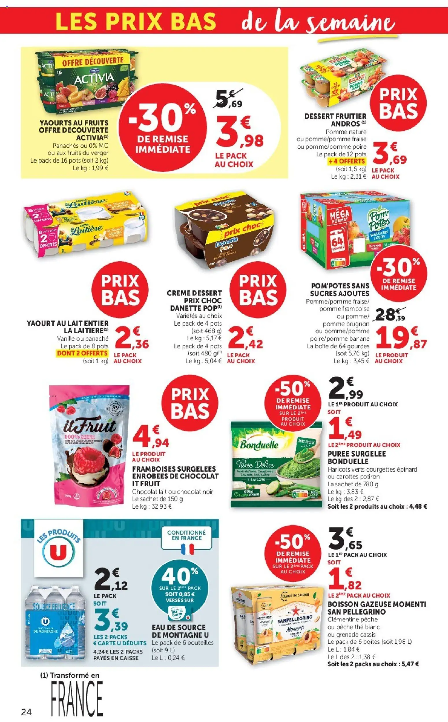 {H1} | Page: 24 | Produits: Cassis, Haricots verts, Lait, Crème