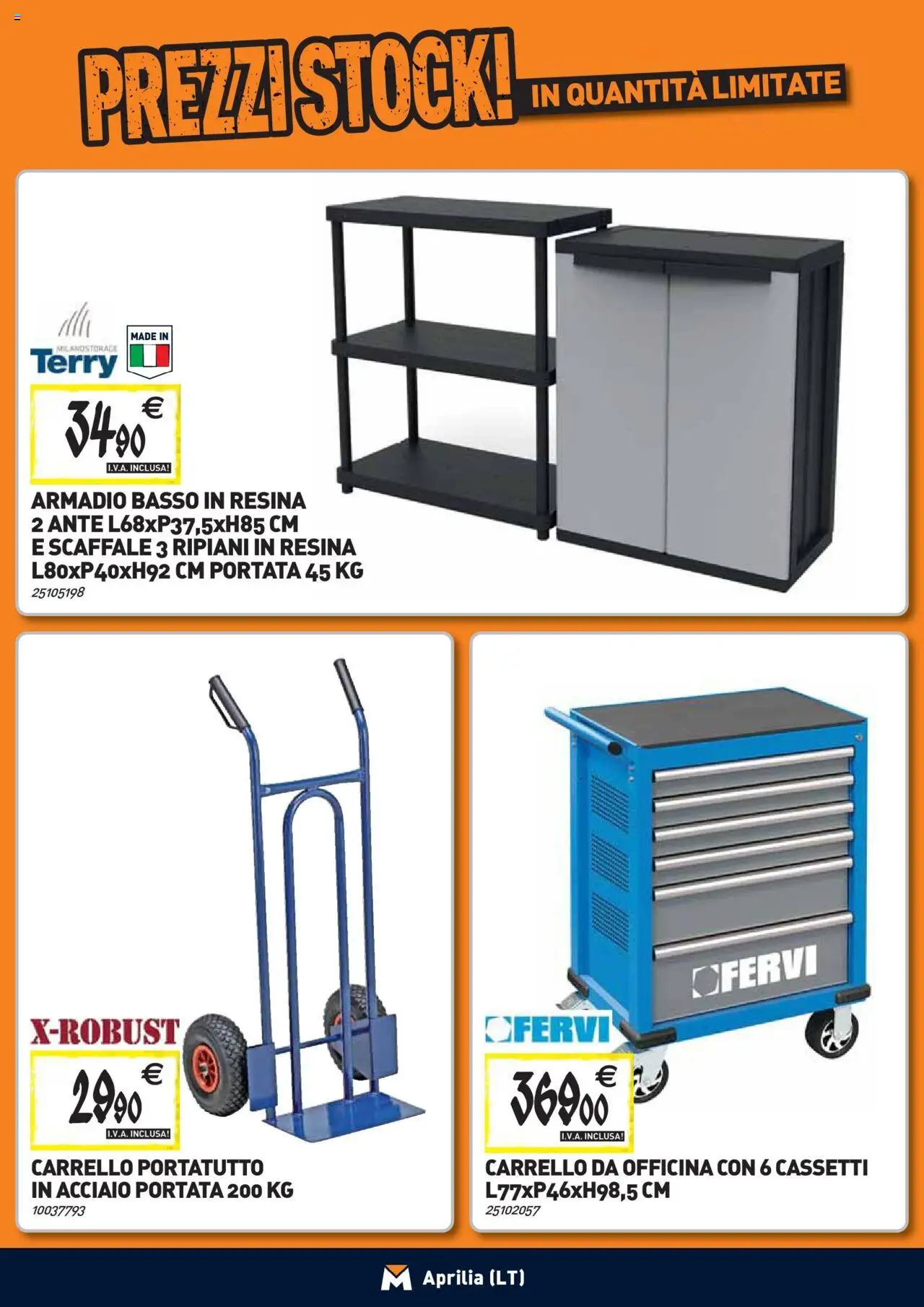 Volantino TECNOMAT del 24.09.2025 | Pagina: 27 | Prodotti: Carrello, Scaffale, Armadio