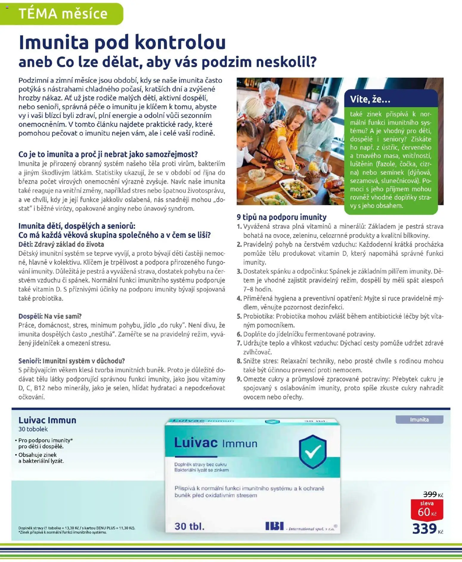 Benu leták od 01.11.2025 | Strana: 12 | Produkty: Probiotika, Vitamíny, Potraviny